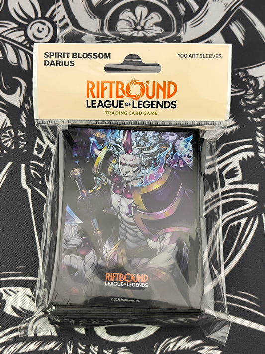 100 Art Sleeves - Spirit Blossom Darius  - RiftBound League of Legends