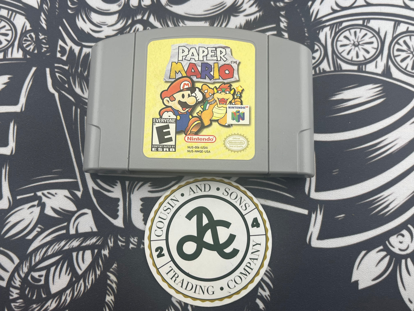 Paper Mario N64 Cartridge