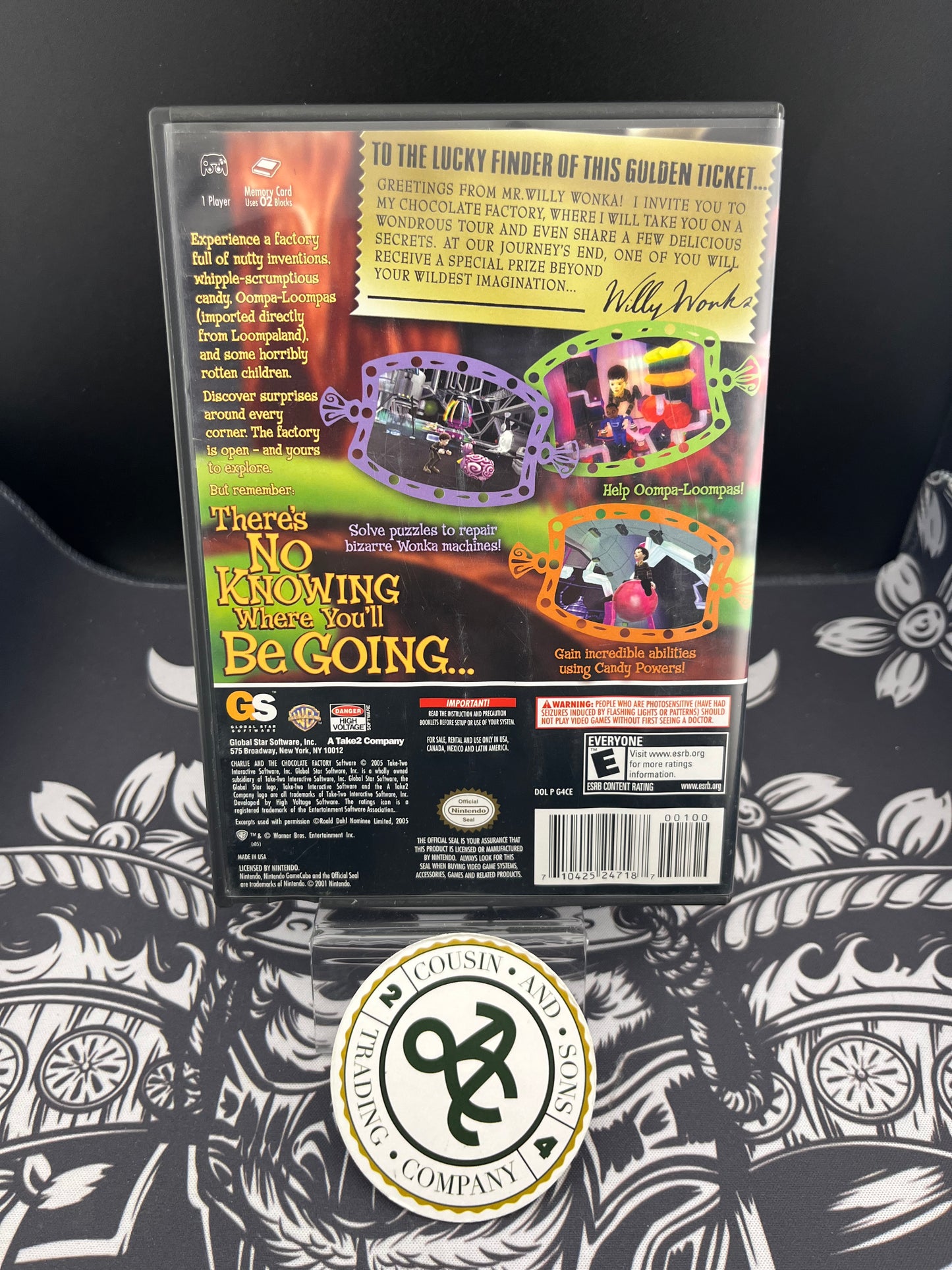 Charlie and the chocolate factory GameCube CIB
