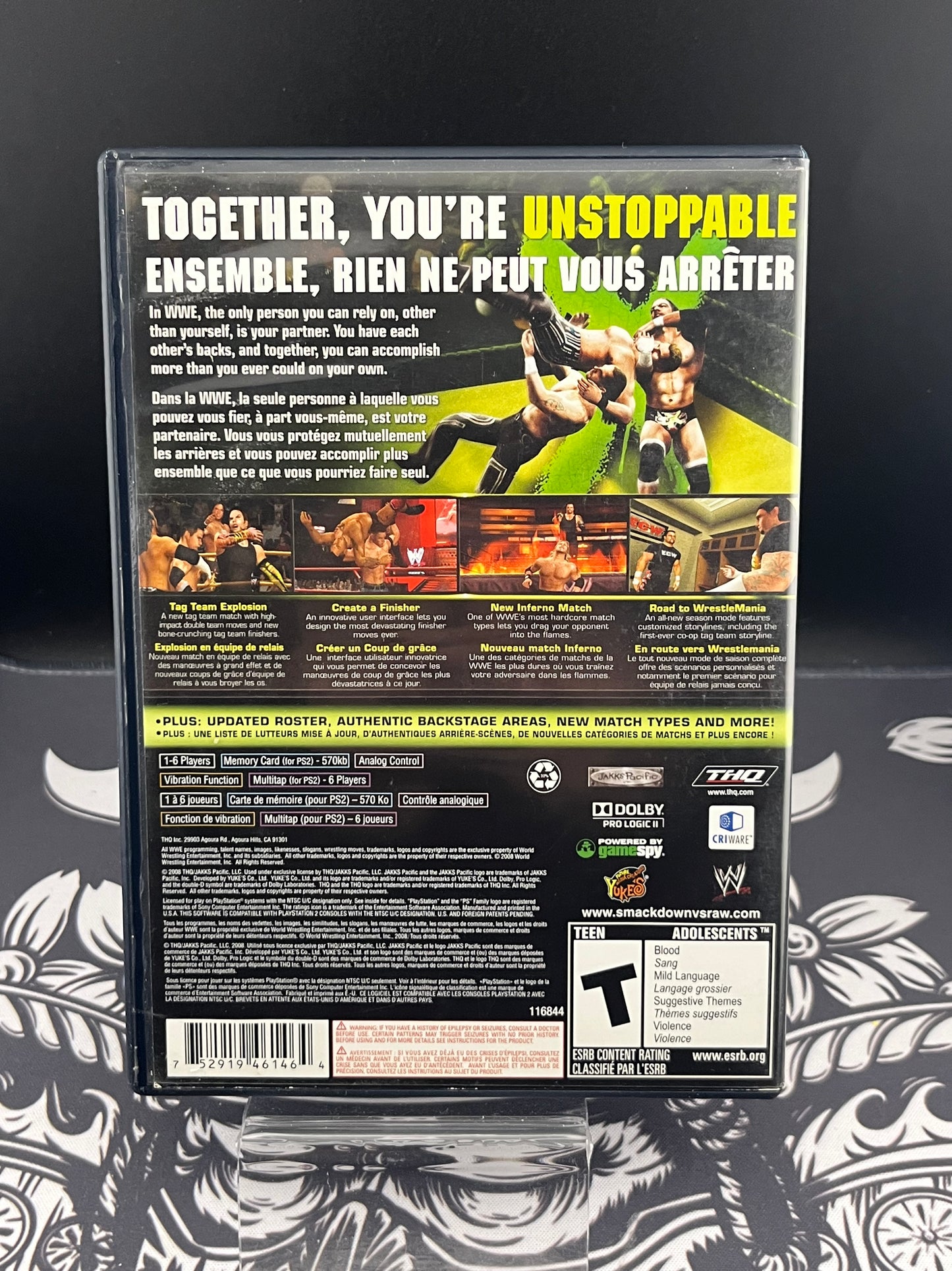 Smackdown vs Raw wwe 2009 ps2 CIB