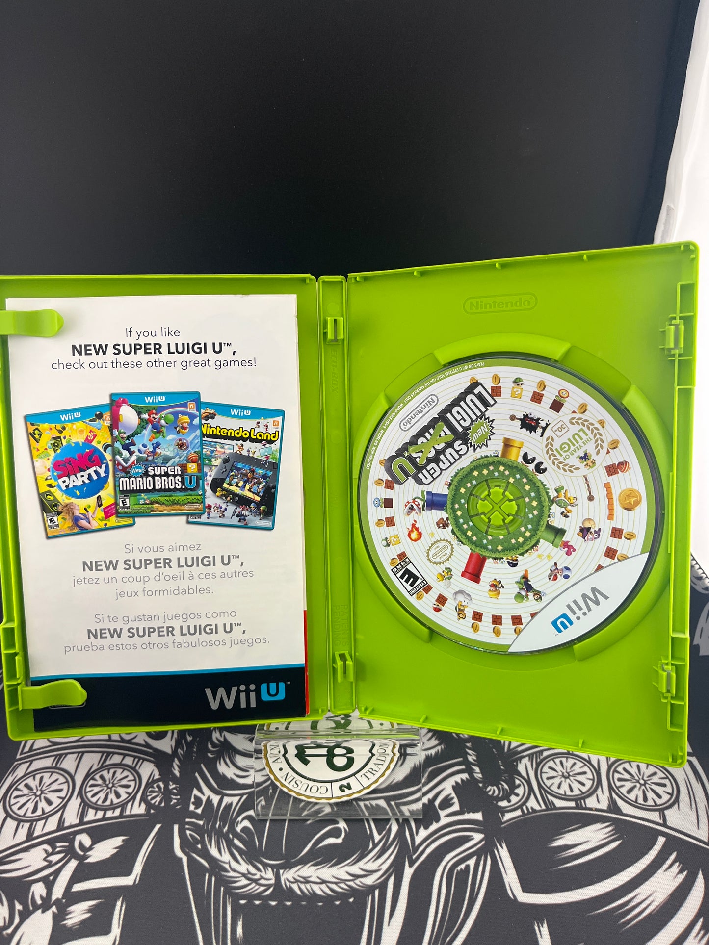 New Luigi U Wii U CIB
