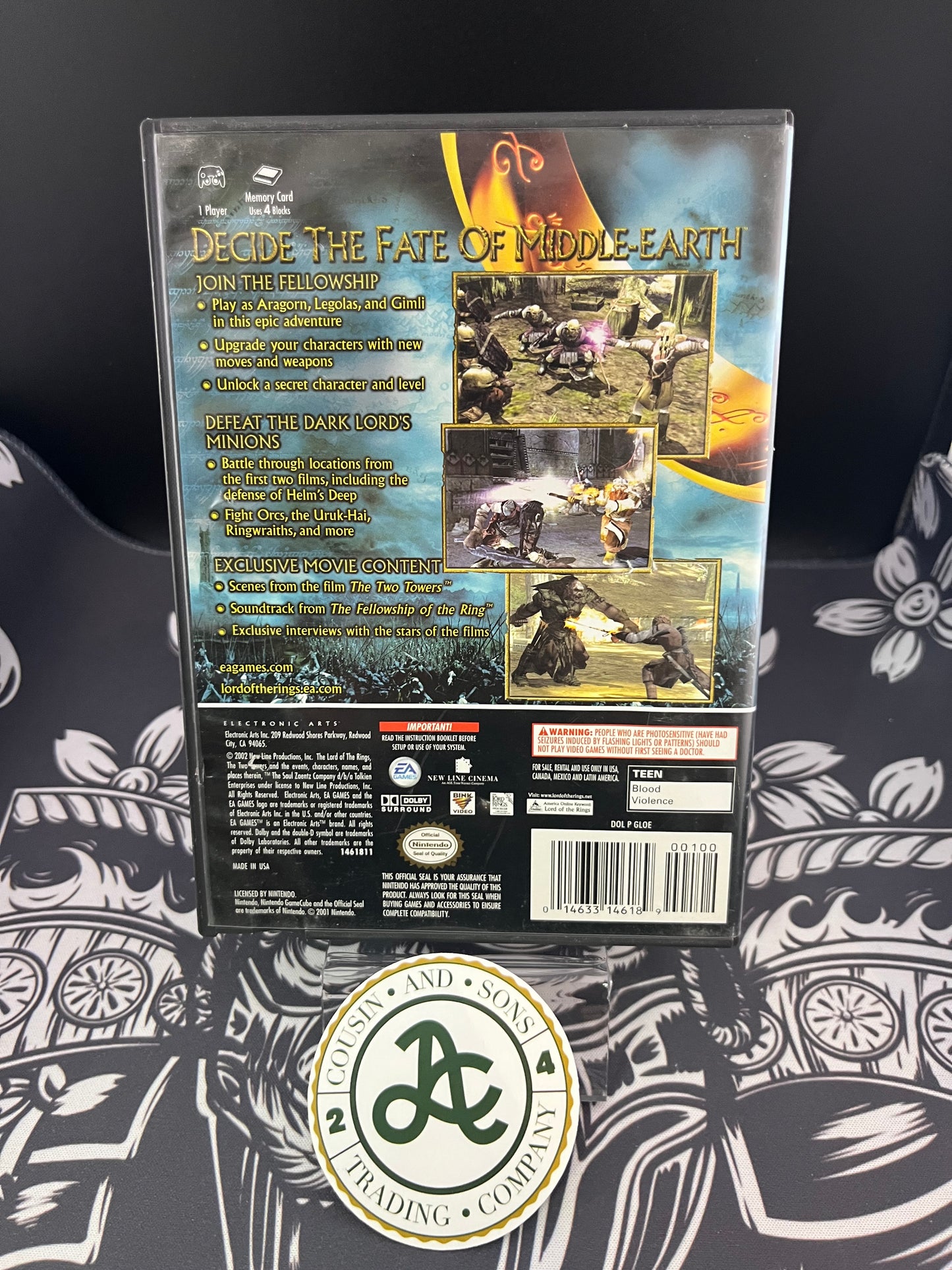The Lord of the Rings The Two Towers GameCube CIB