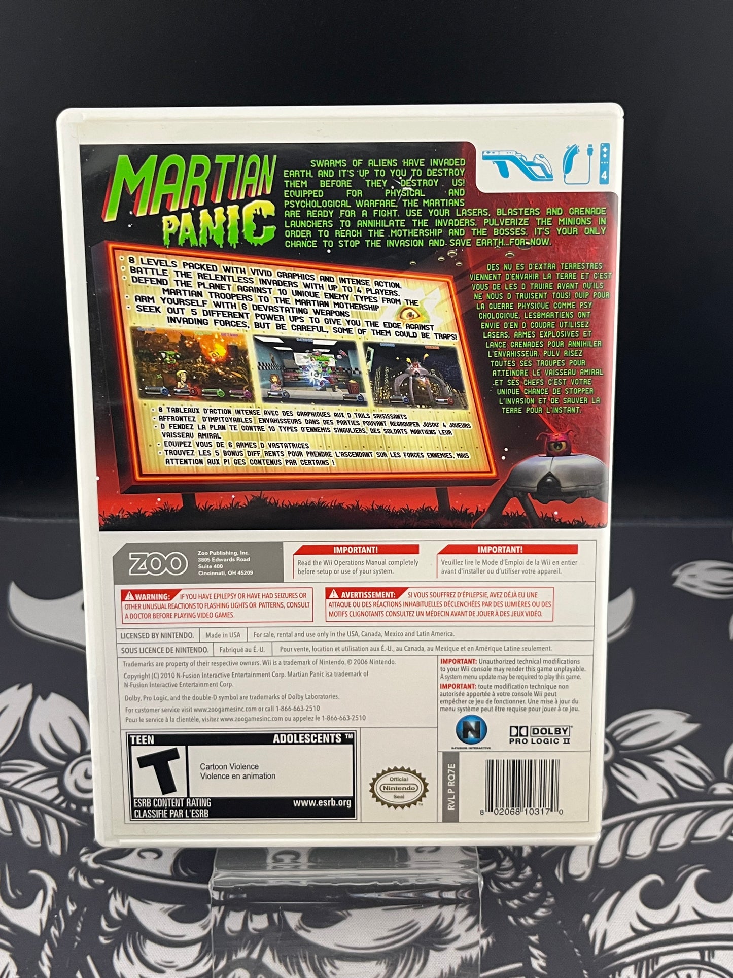 Martian Panic Wii CIB