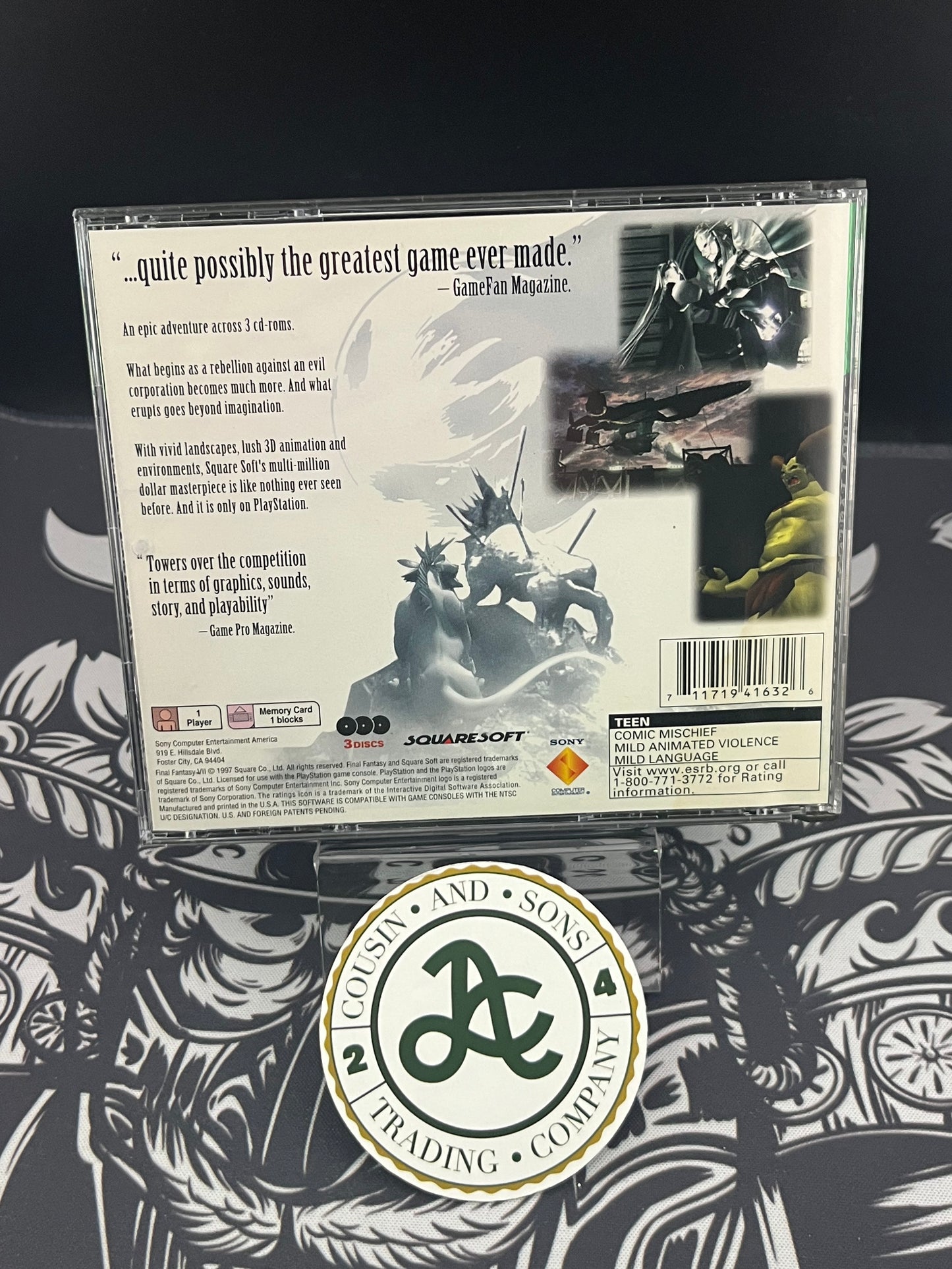 Final Fantasy VII 7 Greatest Hits PS1 CIB (Copy)