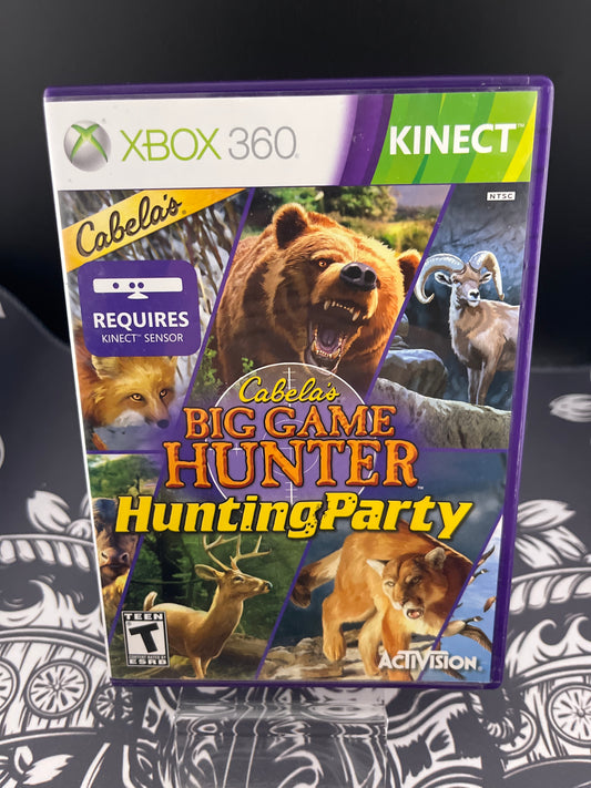 Cabela’s Big Game Hunter Hunting Party Kinect Xbox 360 CIB