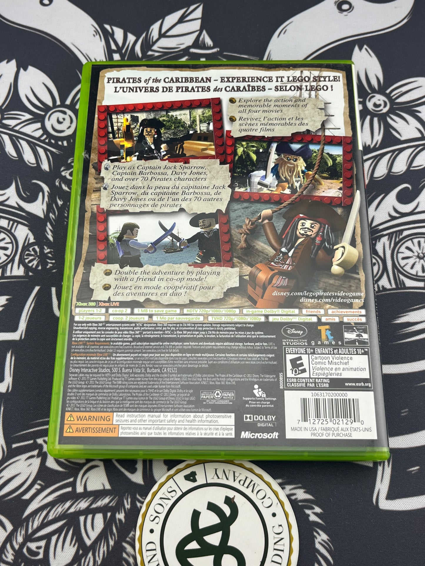 Lego Pirates of the Caribbean Xbox 360 CIb
