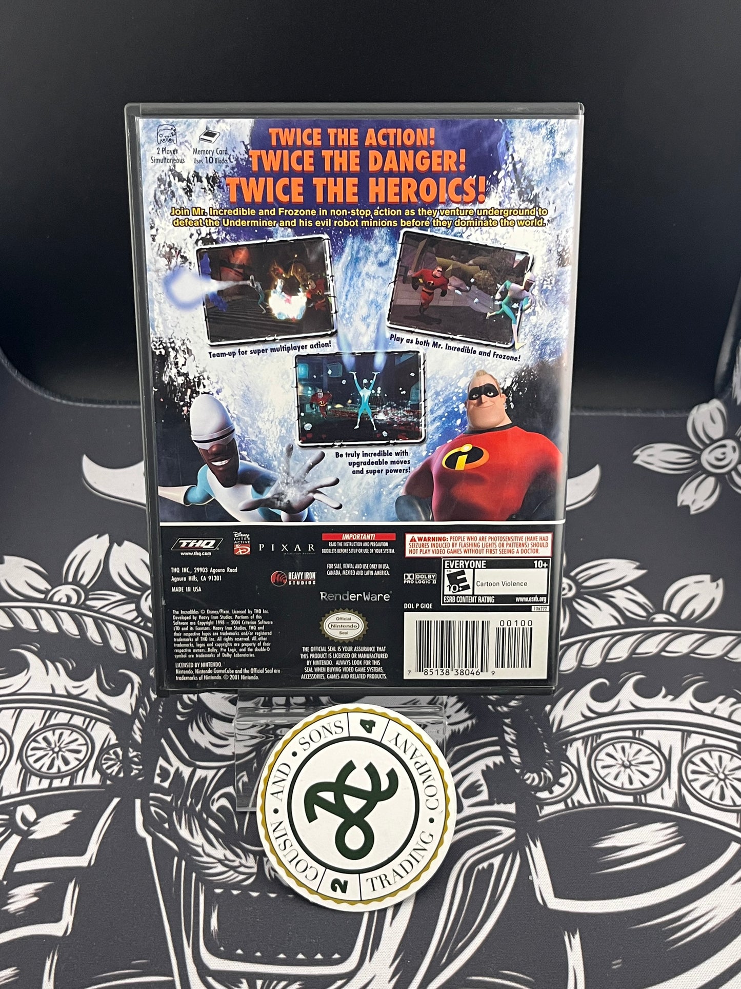 The Incredibles Rise of the Underminer GameCube CIB