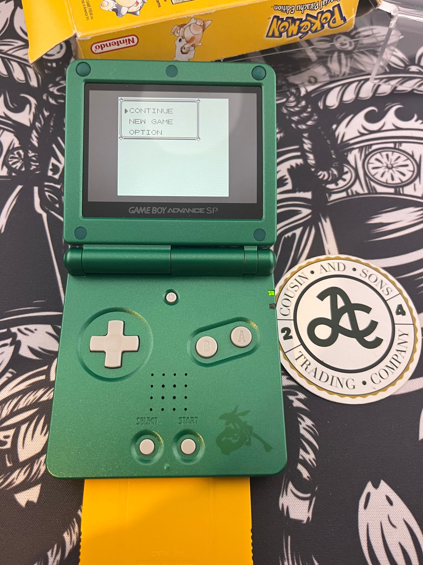 Pokémon Yellow Second Print Game and Box