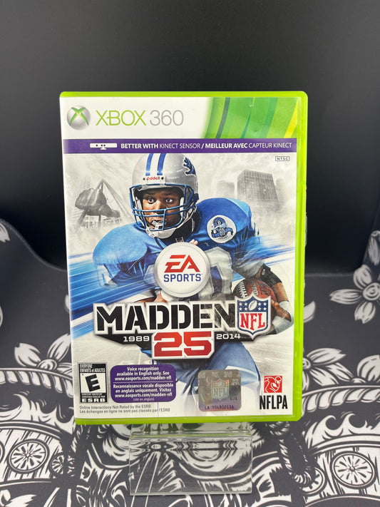 Madden NFL 25 1989-2014 Xbox 360 CIB