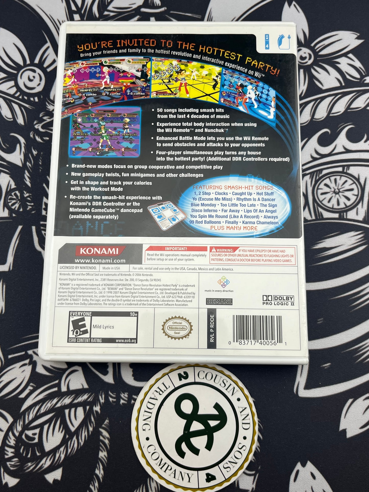 Dance Dance Revolution Hottest Party Wii CIB