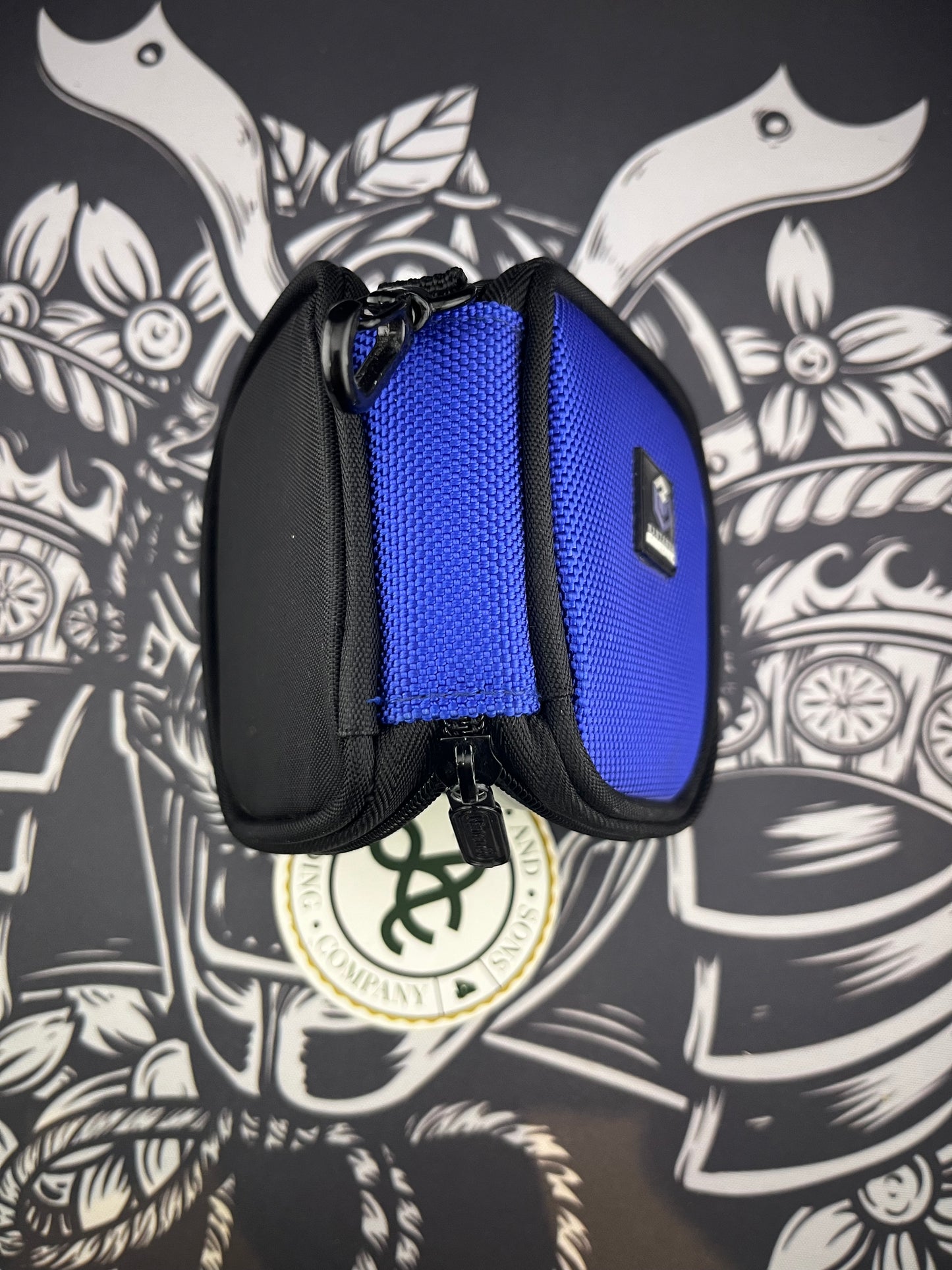 Rare Nintendo GameCube OEM Official Game Carry Travel Zip Case Disc Holder Blue