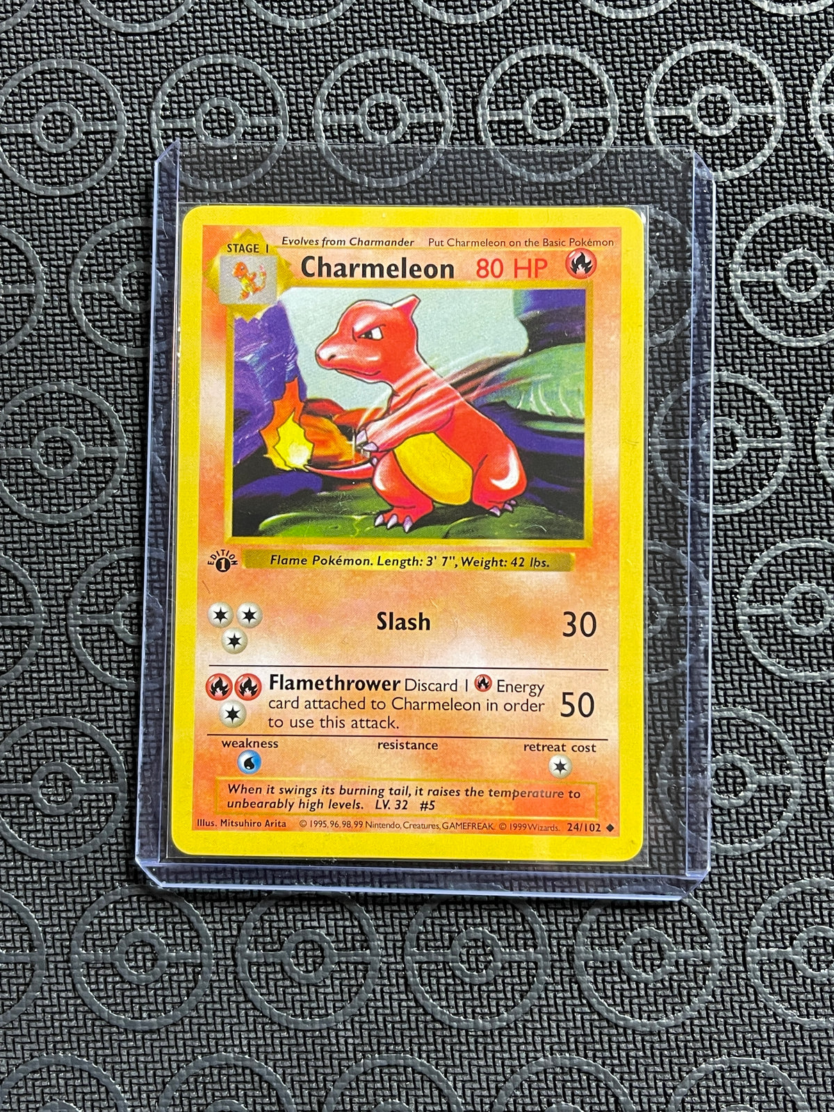 Charmeleon - 1st Edition Shadowless Base Set 24/102 NM