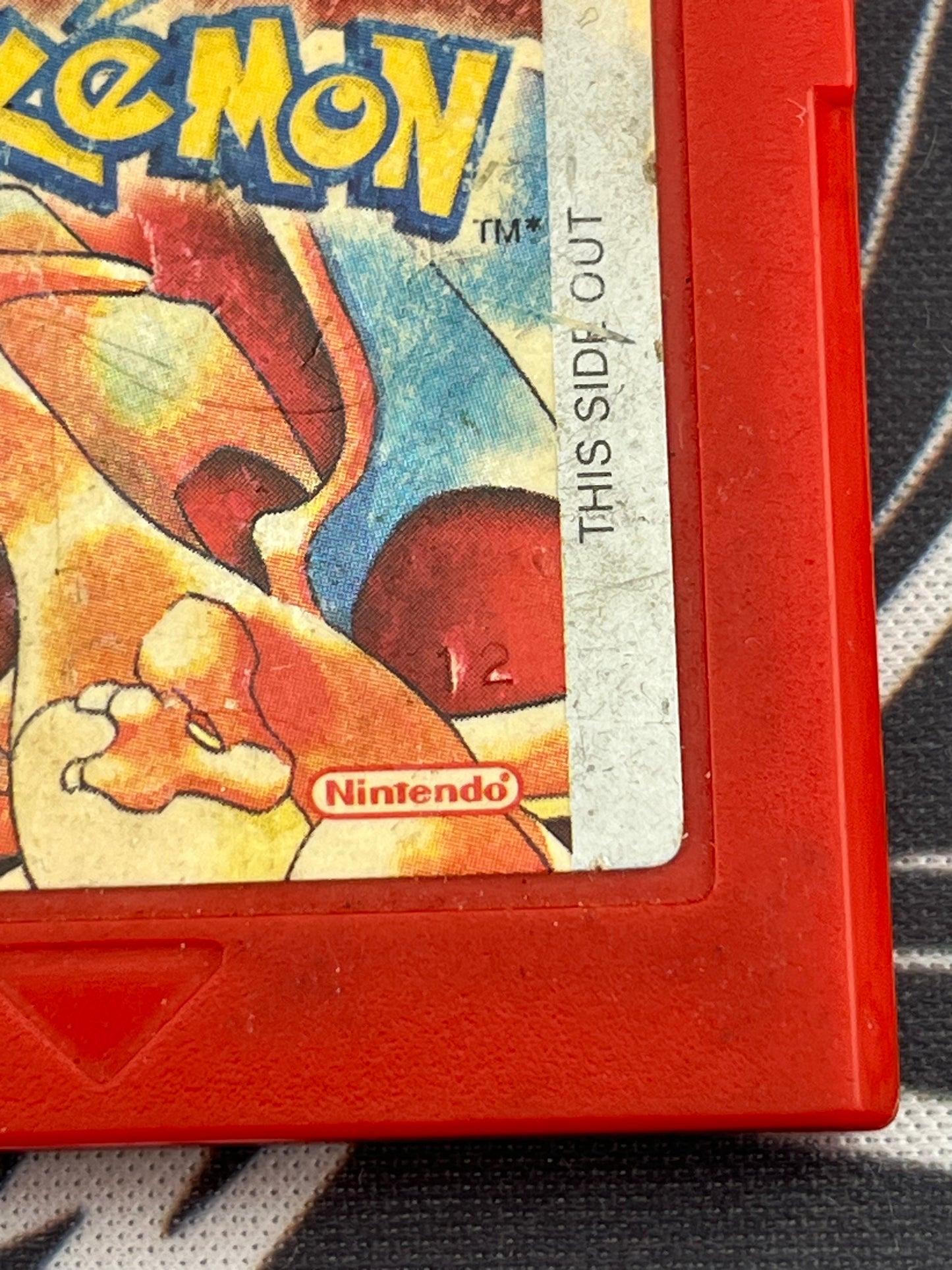 Pokémon Red First Print Gameboy Box Game and Manual