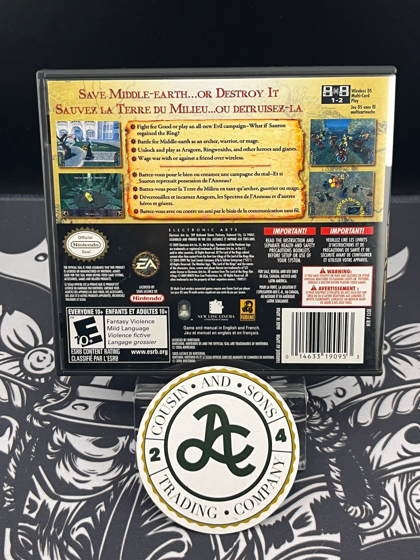 The Lord of the Rings Conquest DS CIB