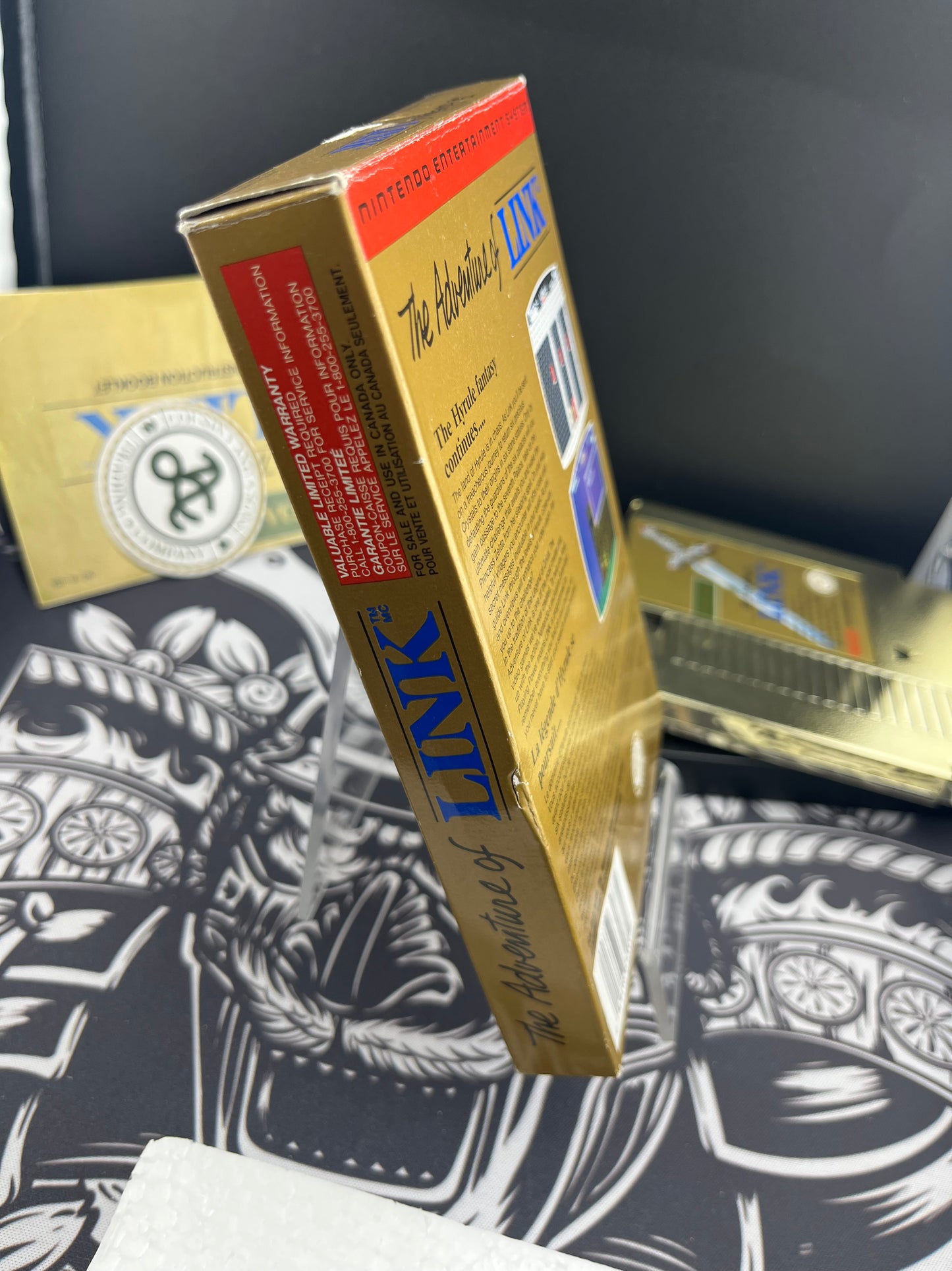 Zelda II 2 The adventure of Link almost CIB (gold cart) (missing inserts)