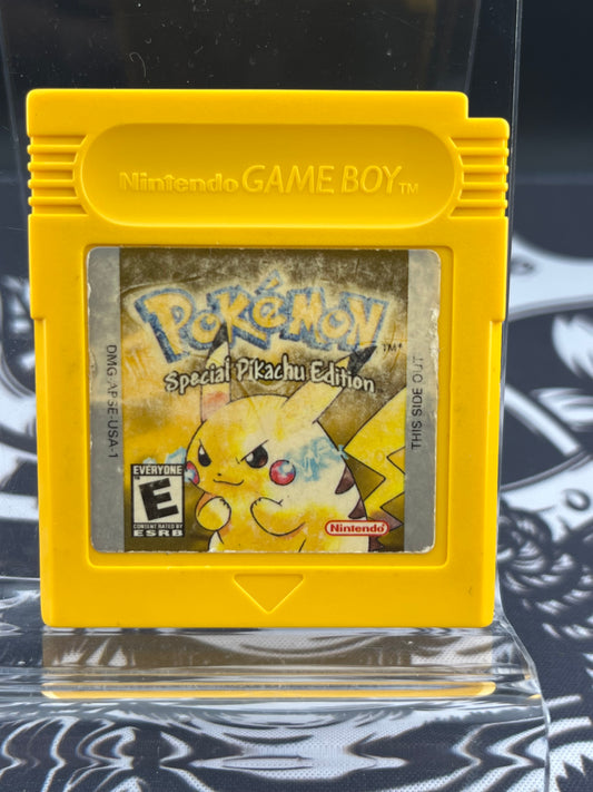 Pokémon Yellow Gameboy Loose bad Label