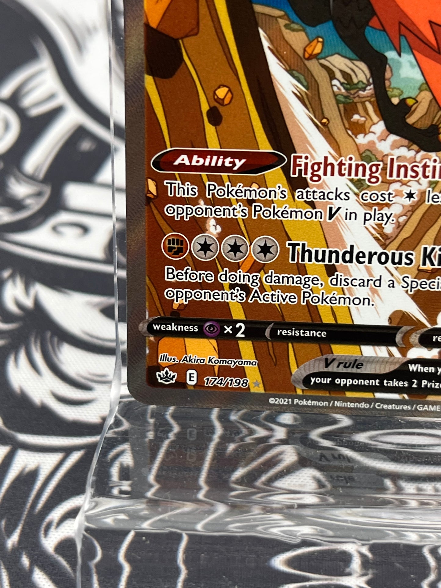 Galarian Zapdos V 174/198 Alternative Art NM