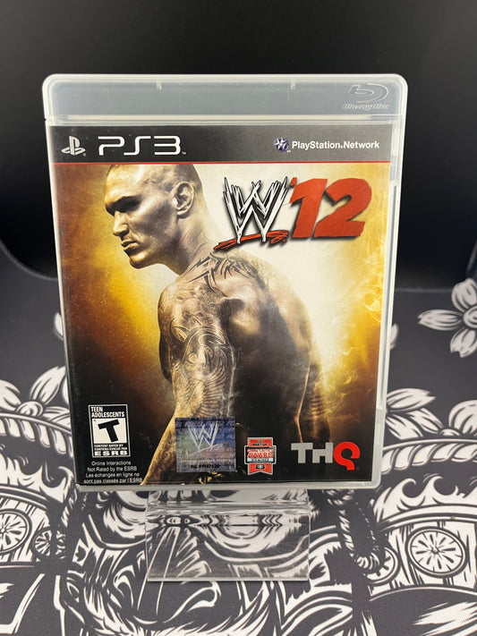 WWE 12 PS3 CIB