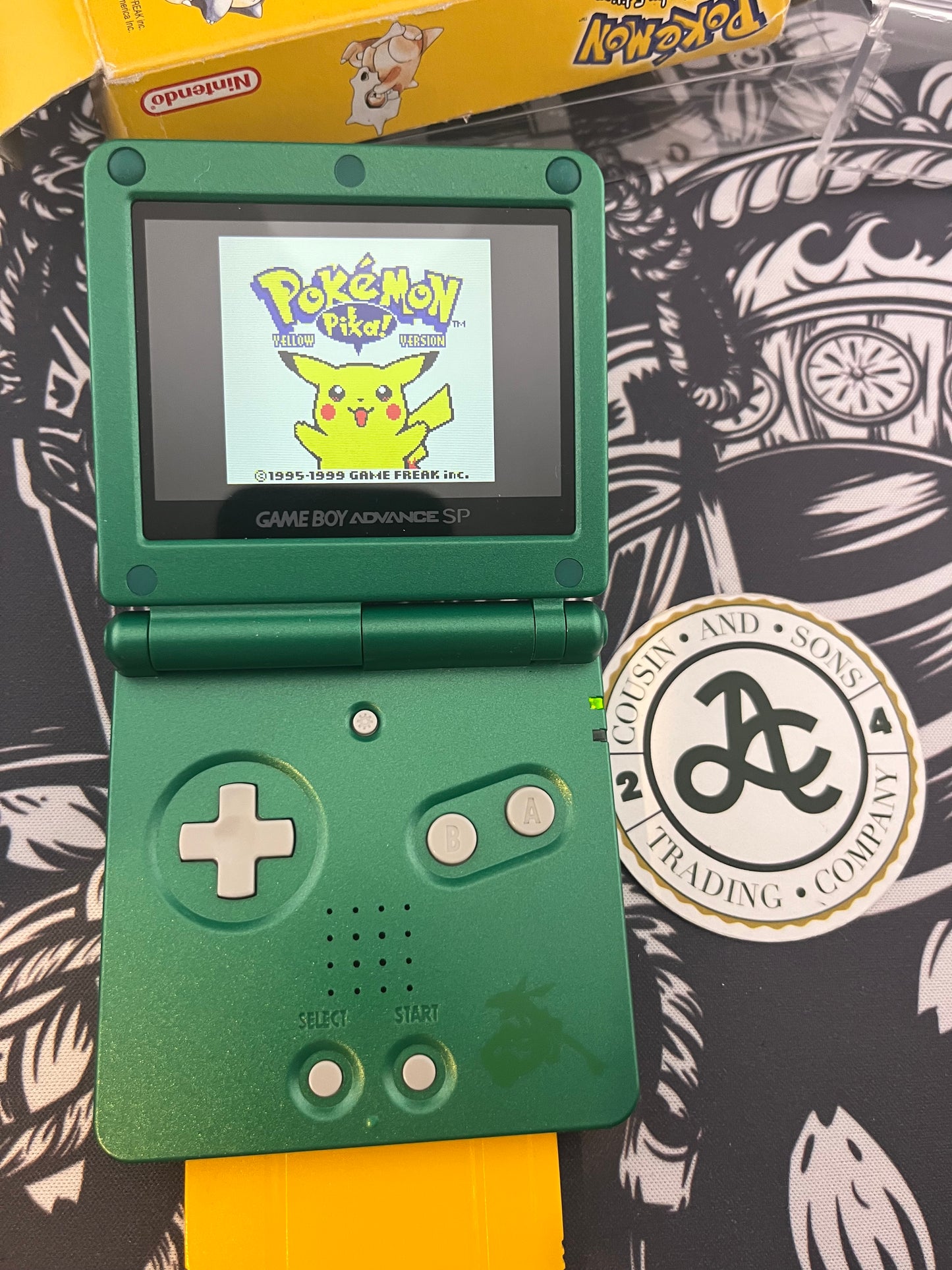 Pokémon Yellow Second Print Game and Box
