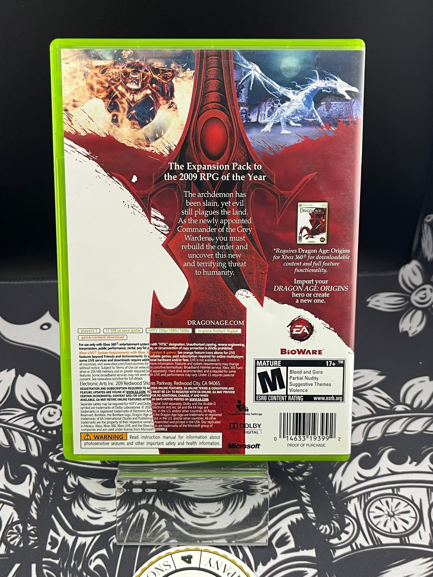 Dragon Age Origins Awakenkng Expansion Pack Xbox 360