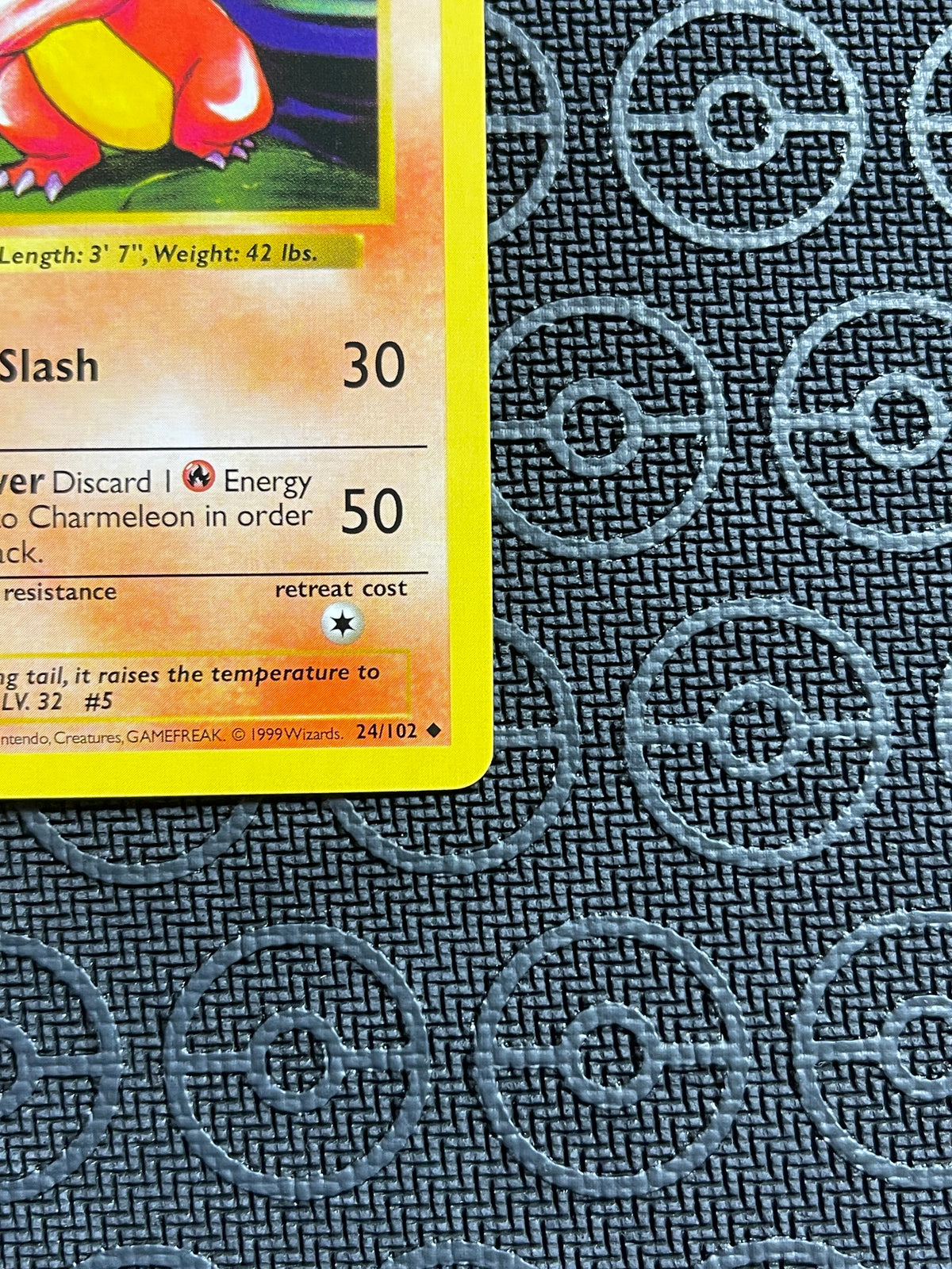 Charmeleon - 1st Edition Shadowless Base Set 24/102 NM