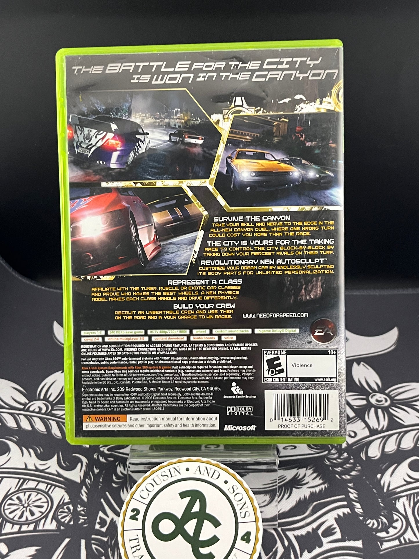 Need for Speed Carbon Xbox 360 CIB