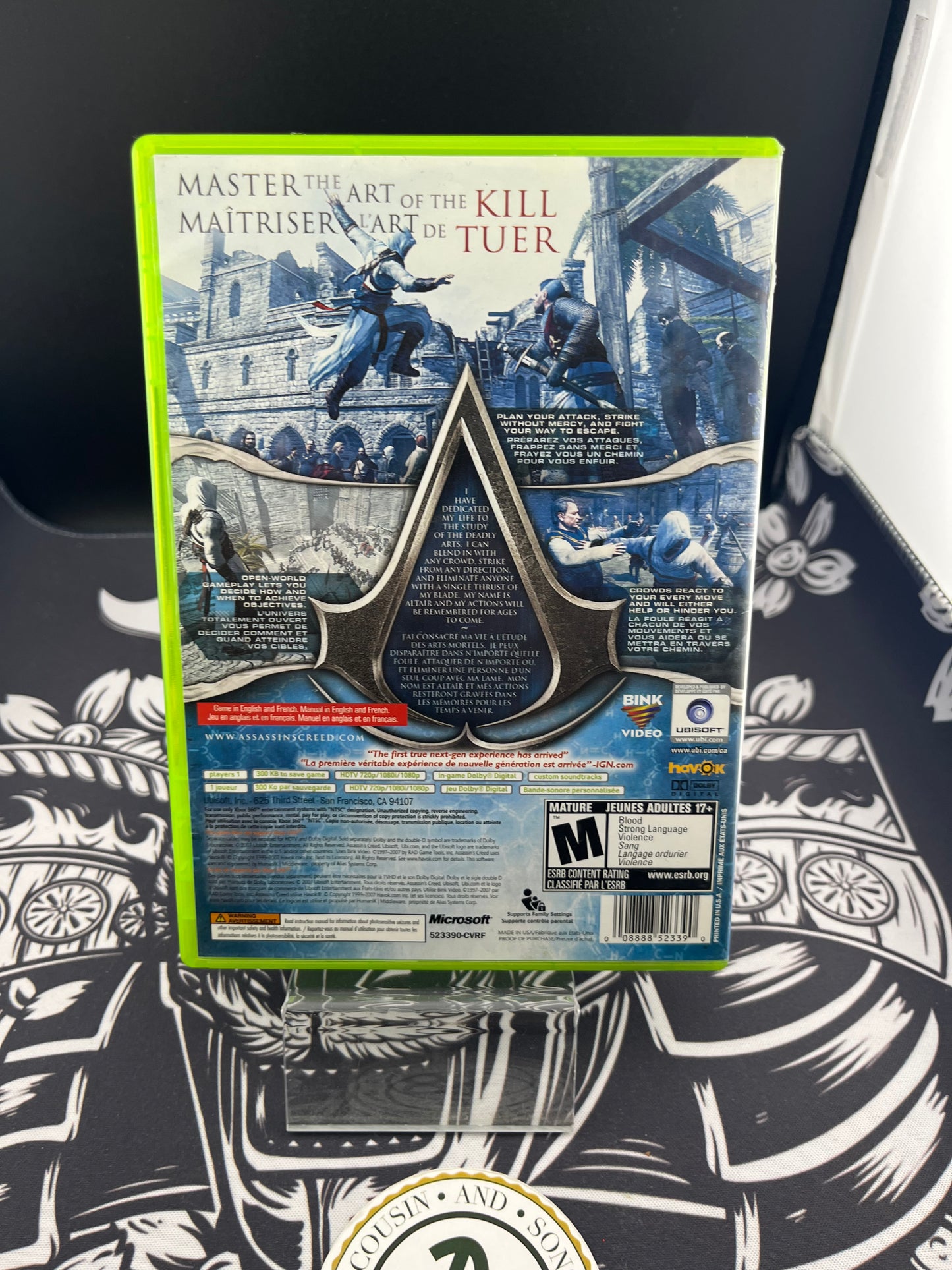 Assassin’s Creed Xbox 360 No Manual