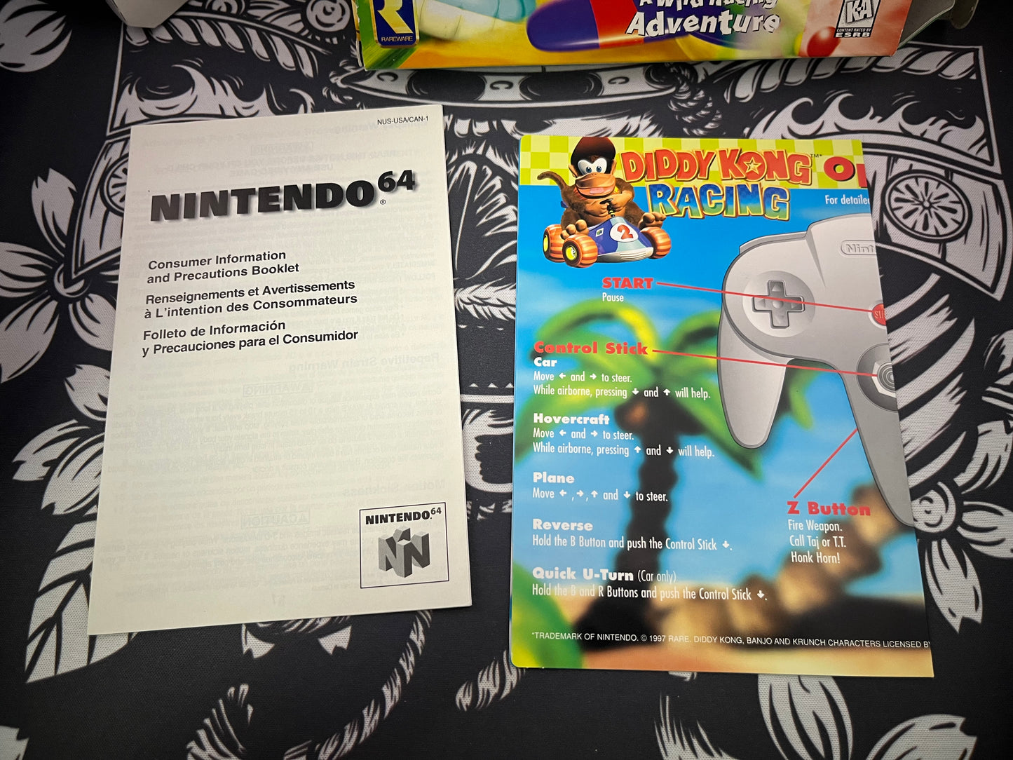 Diddy Kong Racing N64 CIB