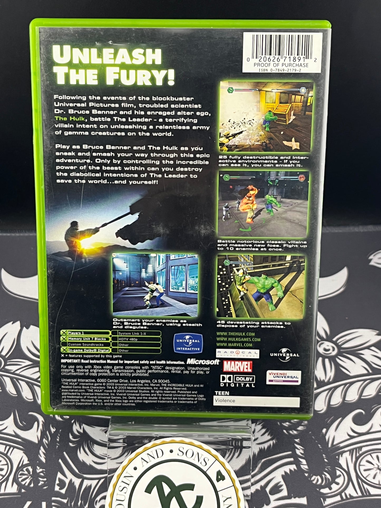 Hulk Xbox CIB