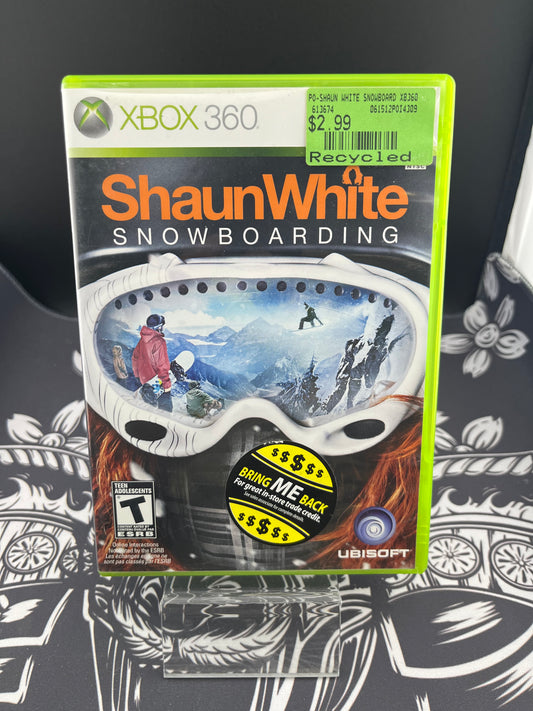 Shaun White Snowboarding Xbox 360