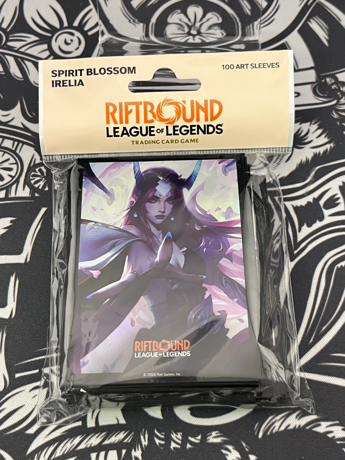 100 Art Sleeves - Spirit Blossom Irelia  - RiftBound League of Legends