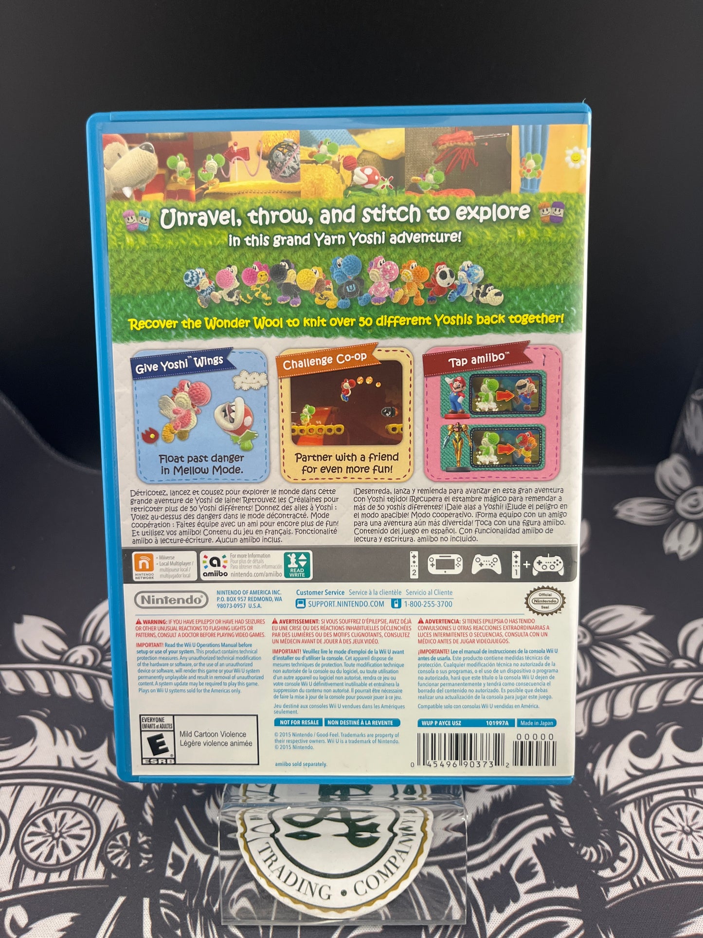 Yoshi Wooly World Wii U CIB