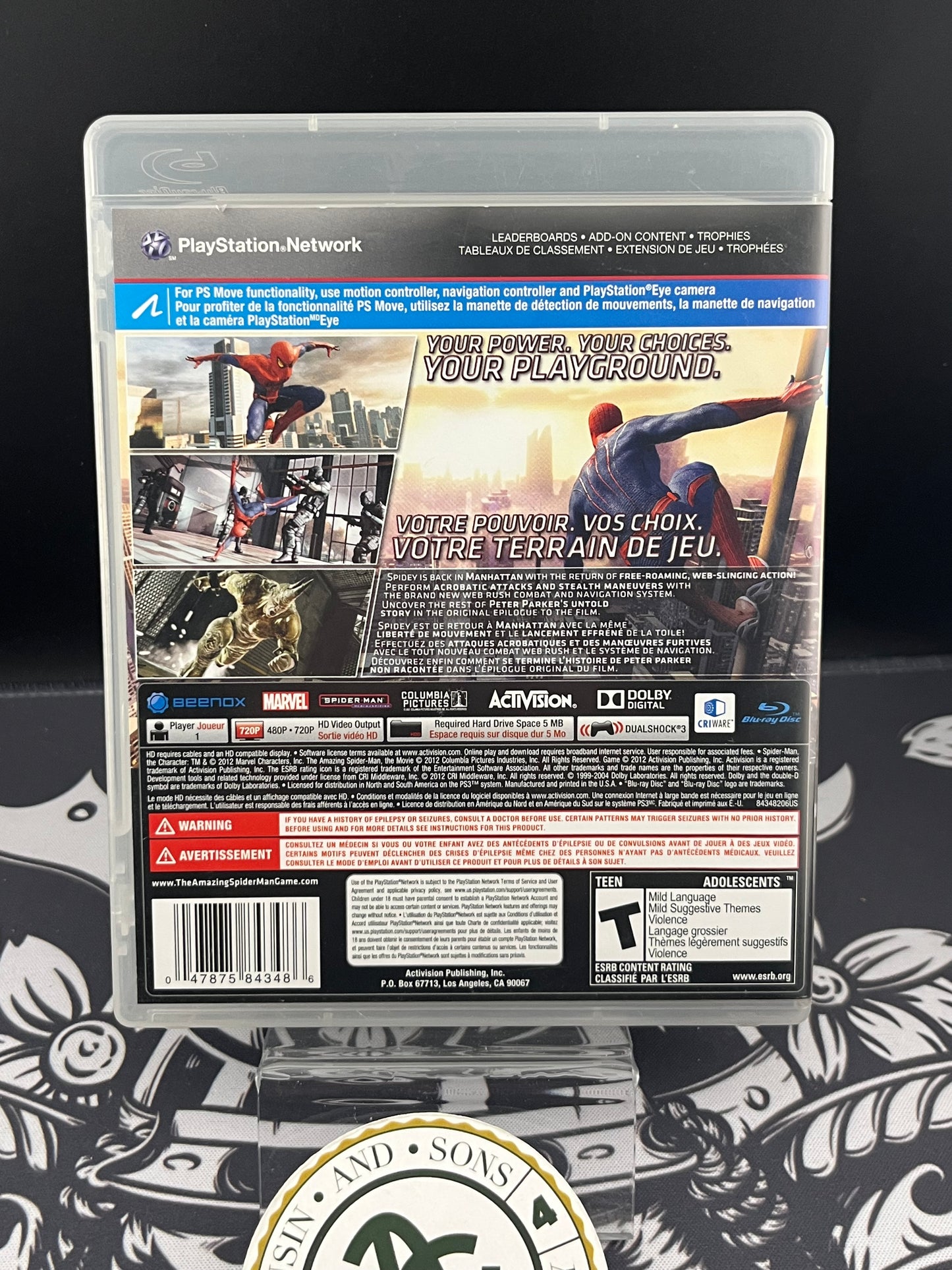 The Amazing Spiderman PS3 CIB