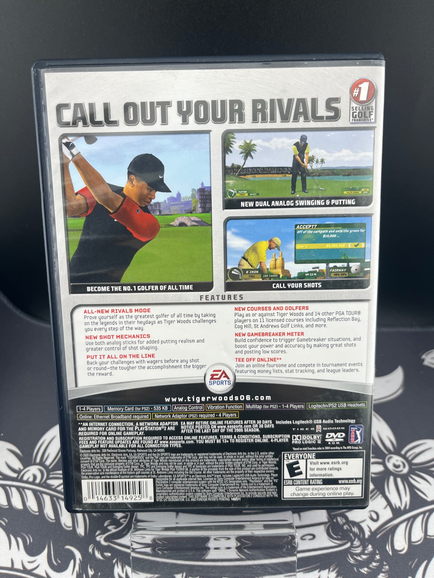 Tiger Woods PGA Tour 06 2006 PS2 CIB