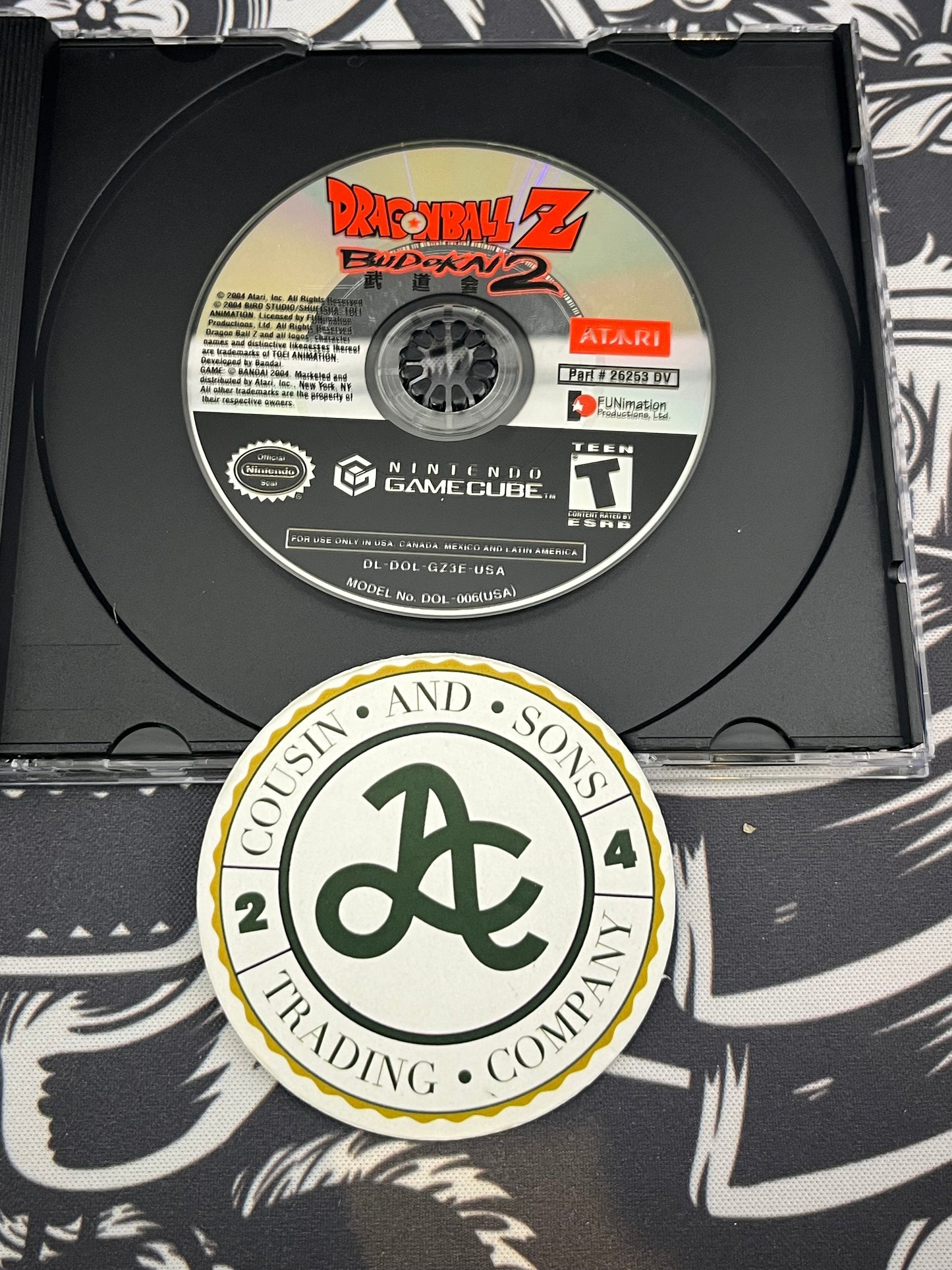 Dragonball Z Budokai 2 GameCube GC Loose Disc Only