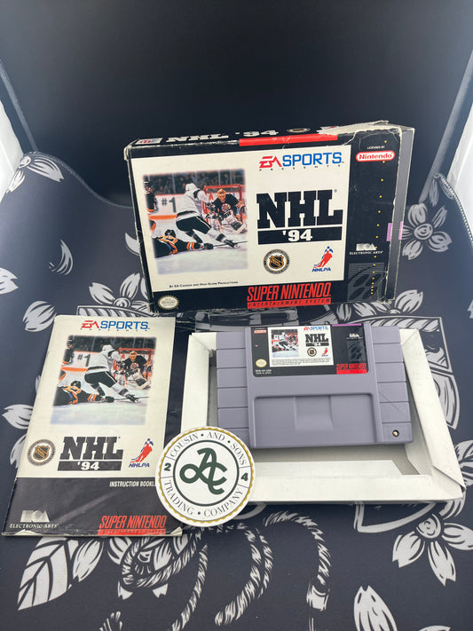 NHL 94 SNES CIB