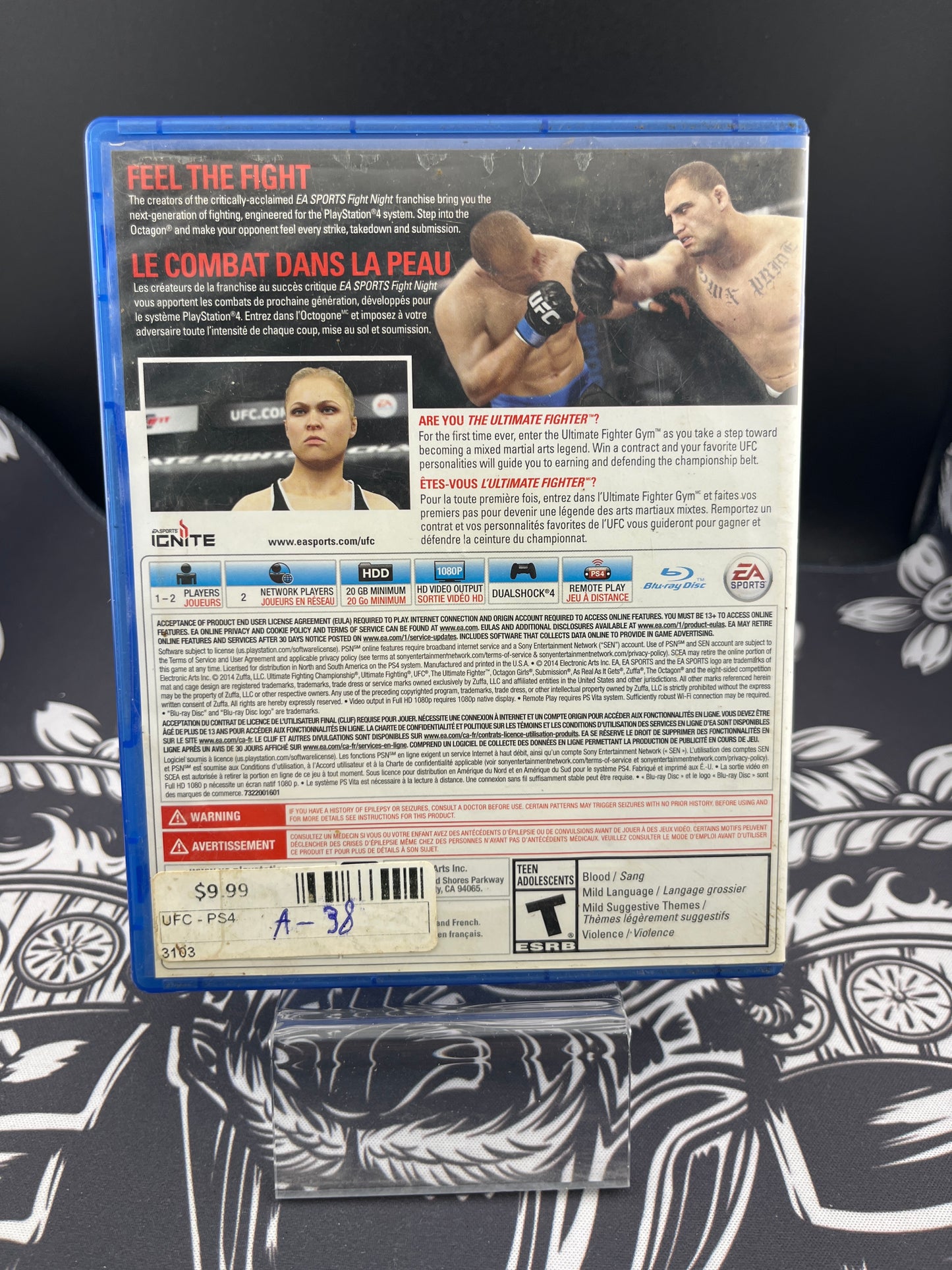 UFC PS4 No Manual