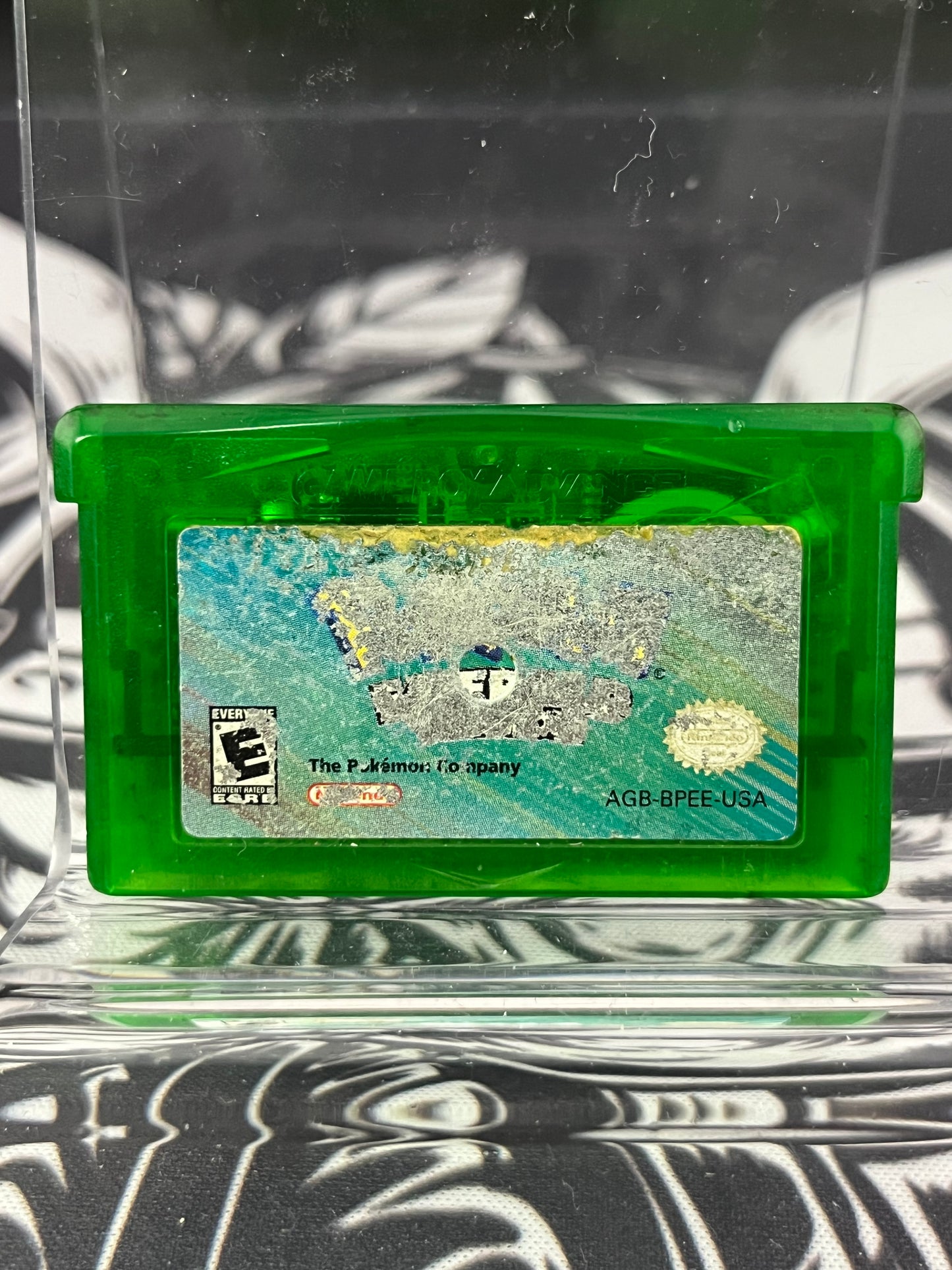 Pokémon Emerald GBA (okay label)