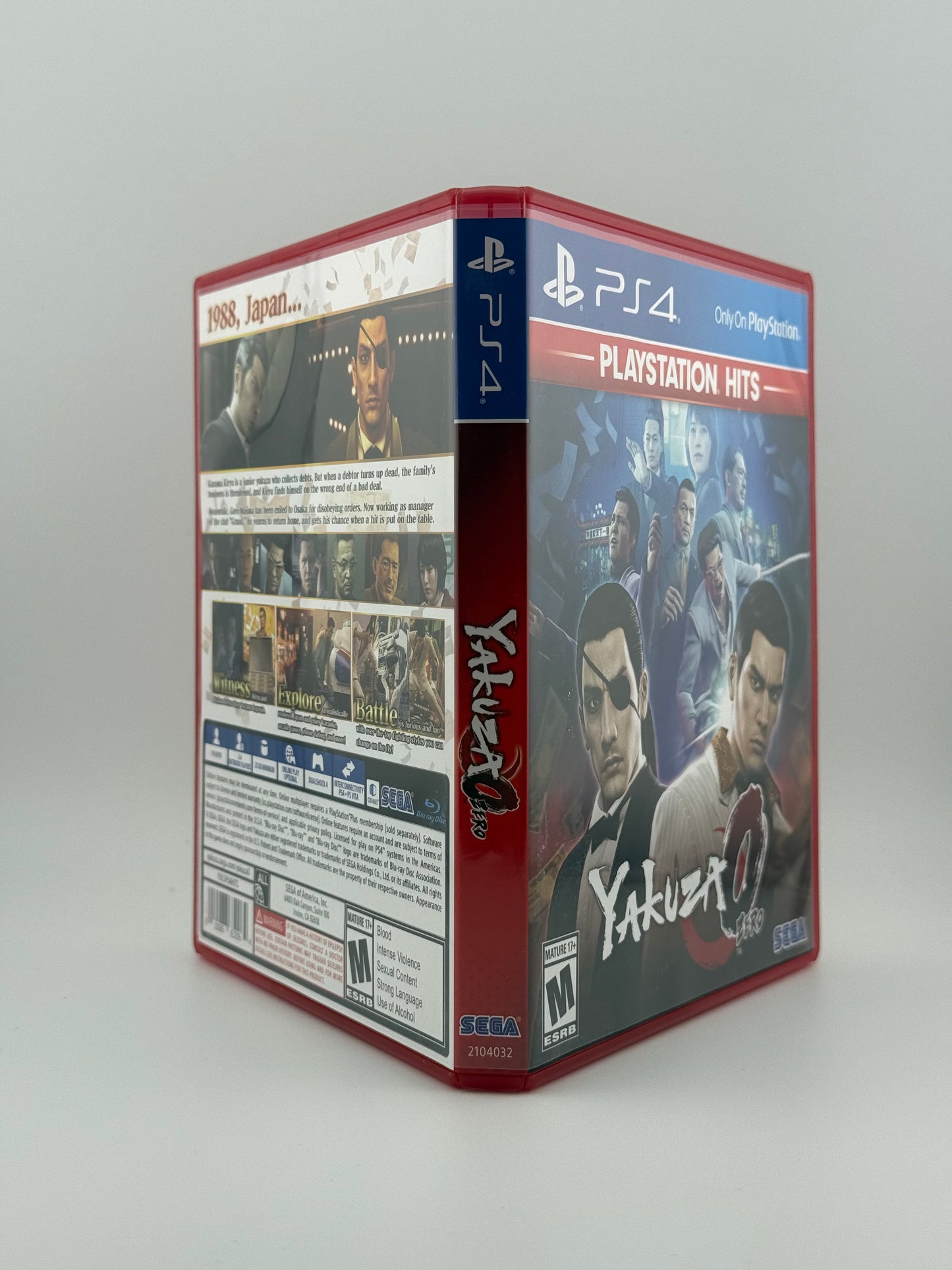 Yakuza 0 PlayStation Hits PS4 CIB