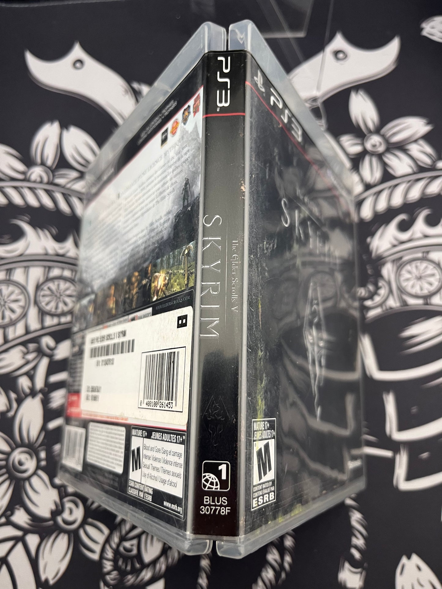 Skyrim elder scrolls V ps3 no manual
