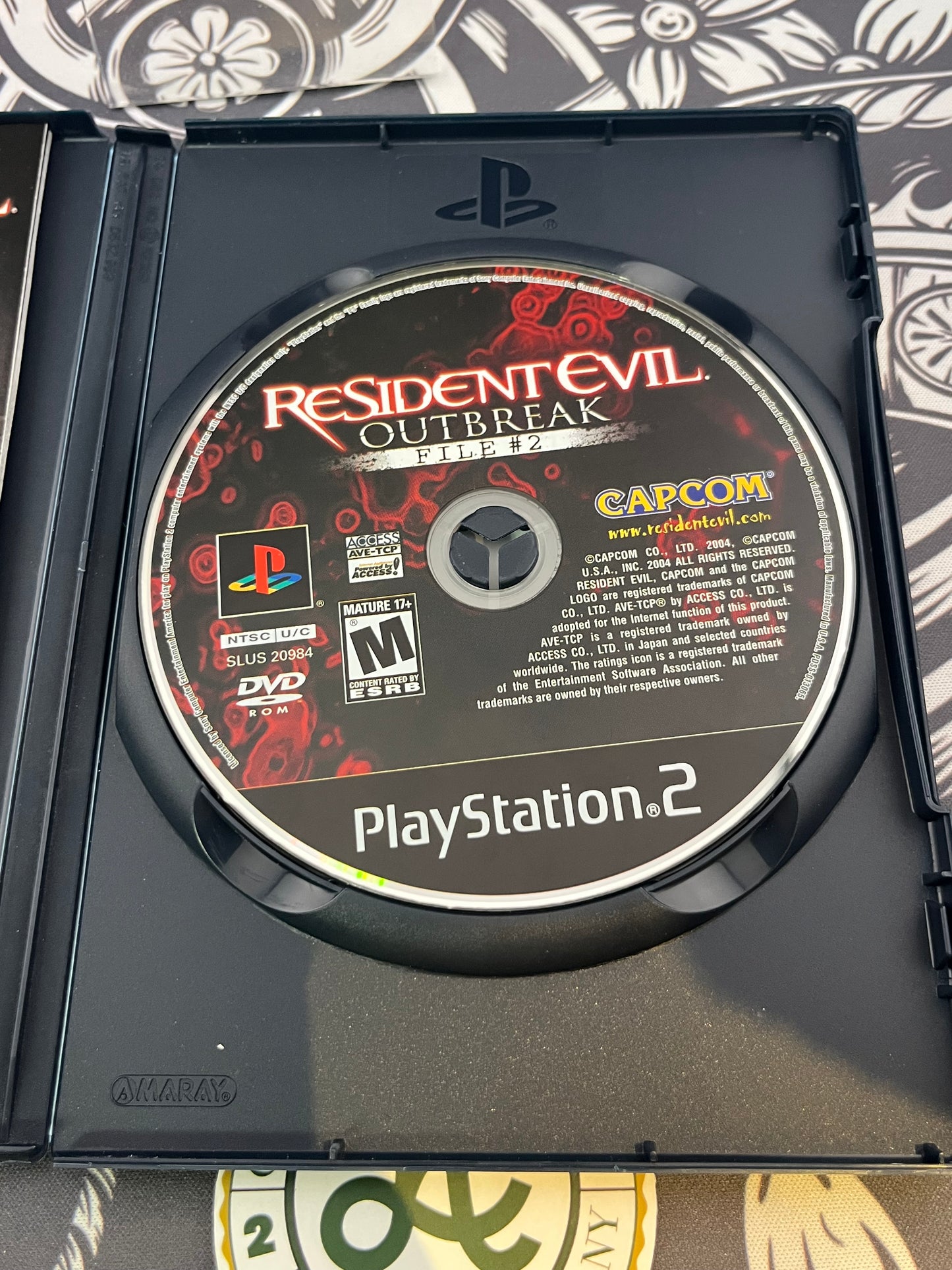 Resident Evil Outbreak File #2 PS2 CIB with Reg Card