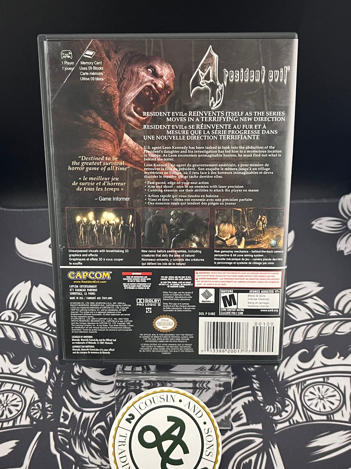 Resident Evil 4 GameCube GC CIB