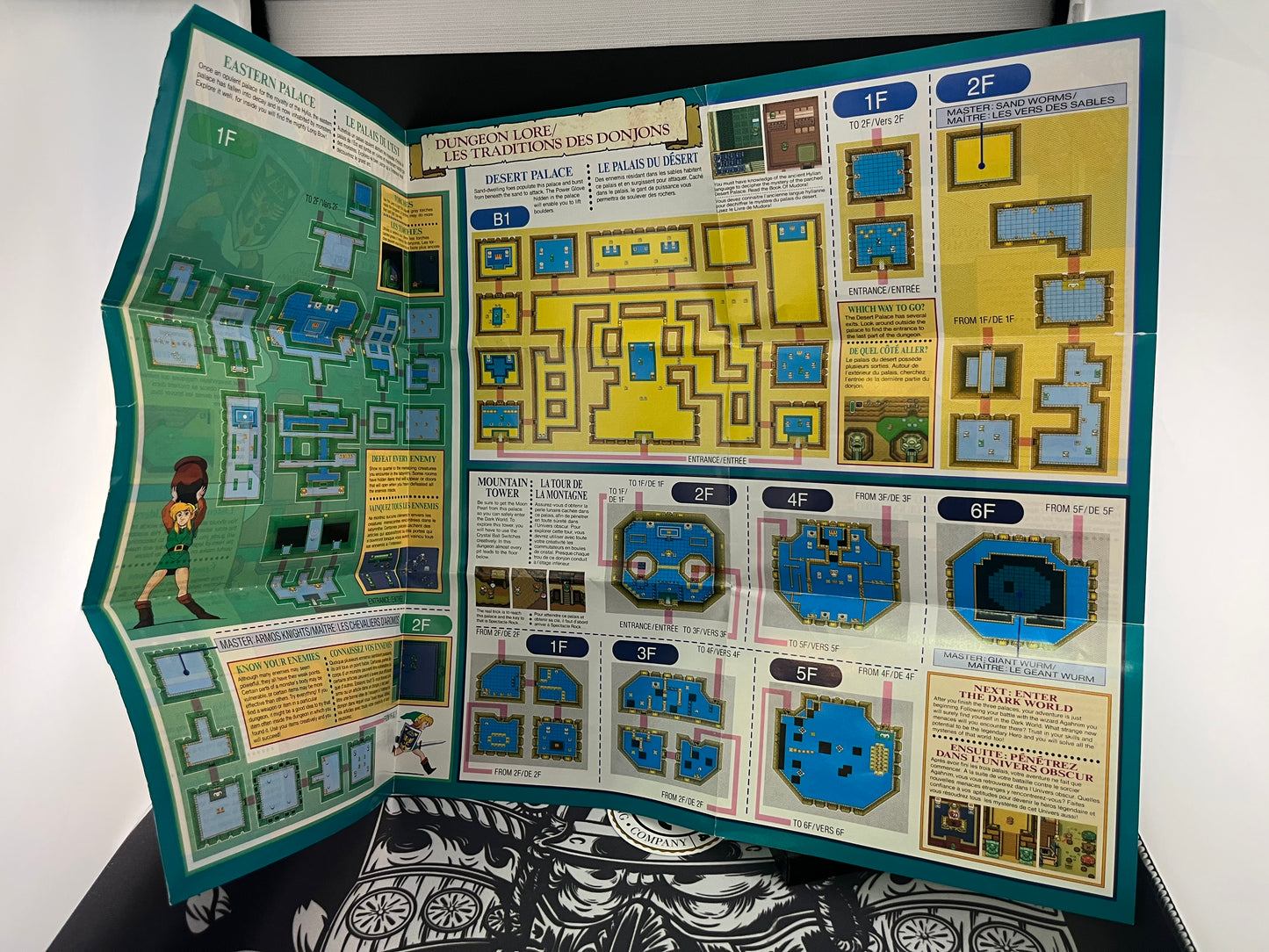 The Legend of Zelda (1987) Gold NES CIB + Map