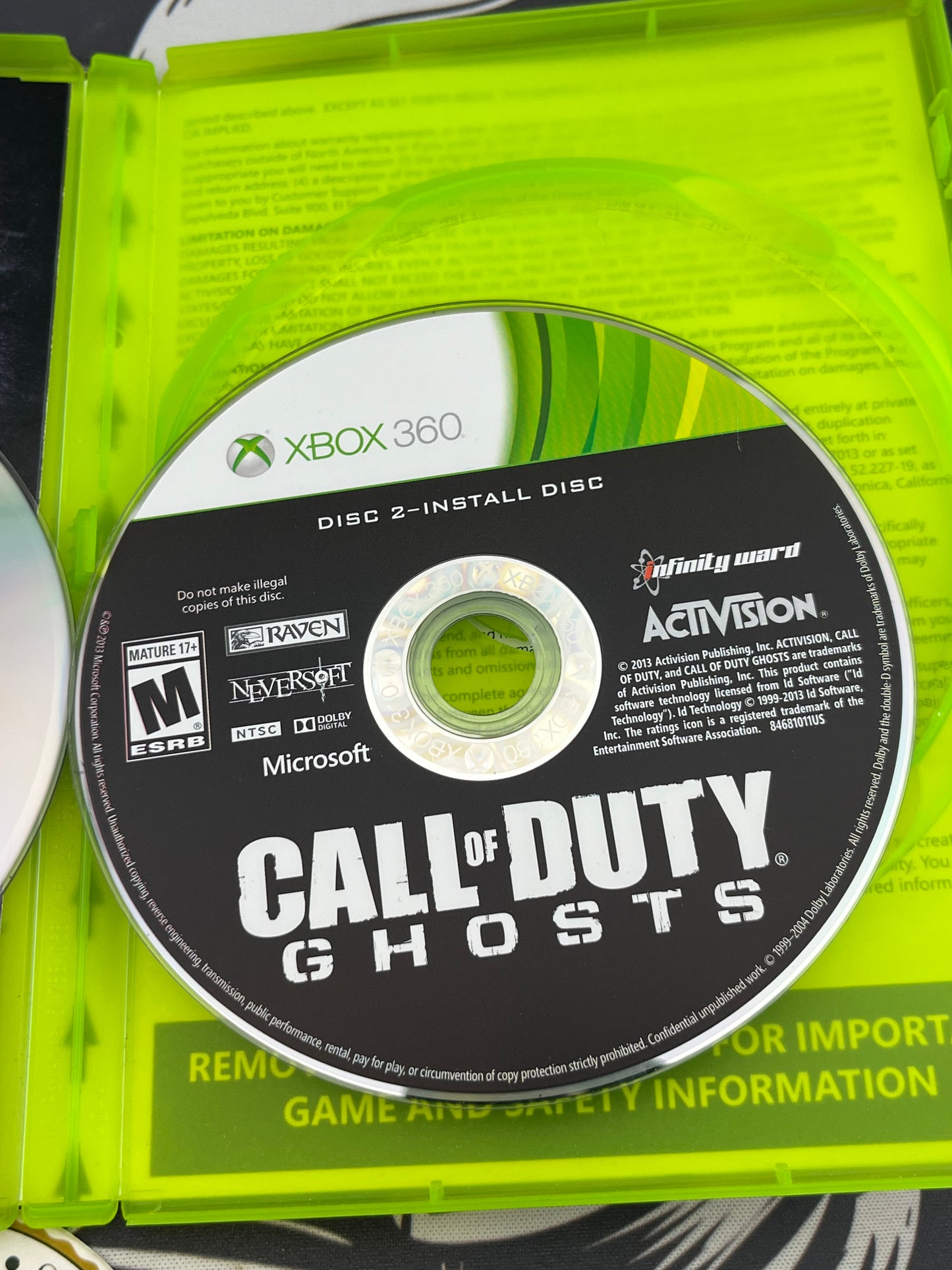 Call of Duty Ghost Xbox 360 CIB