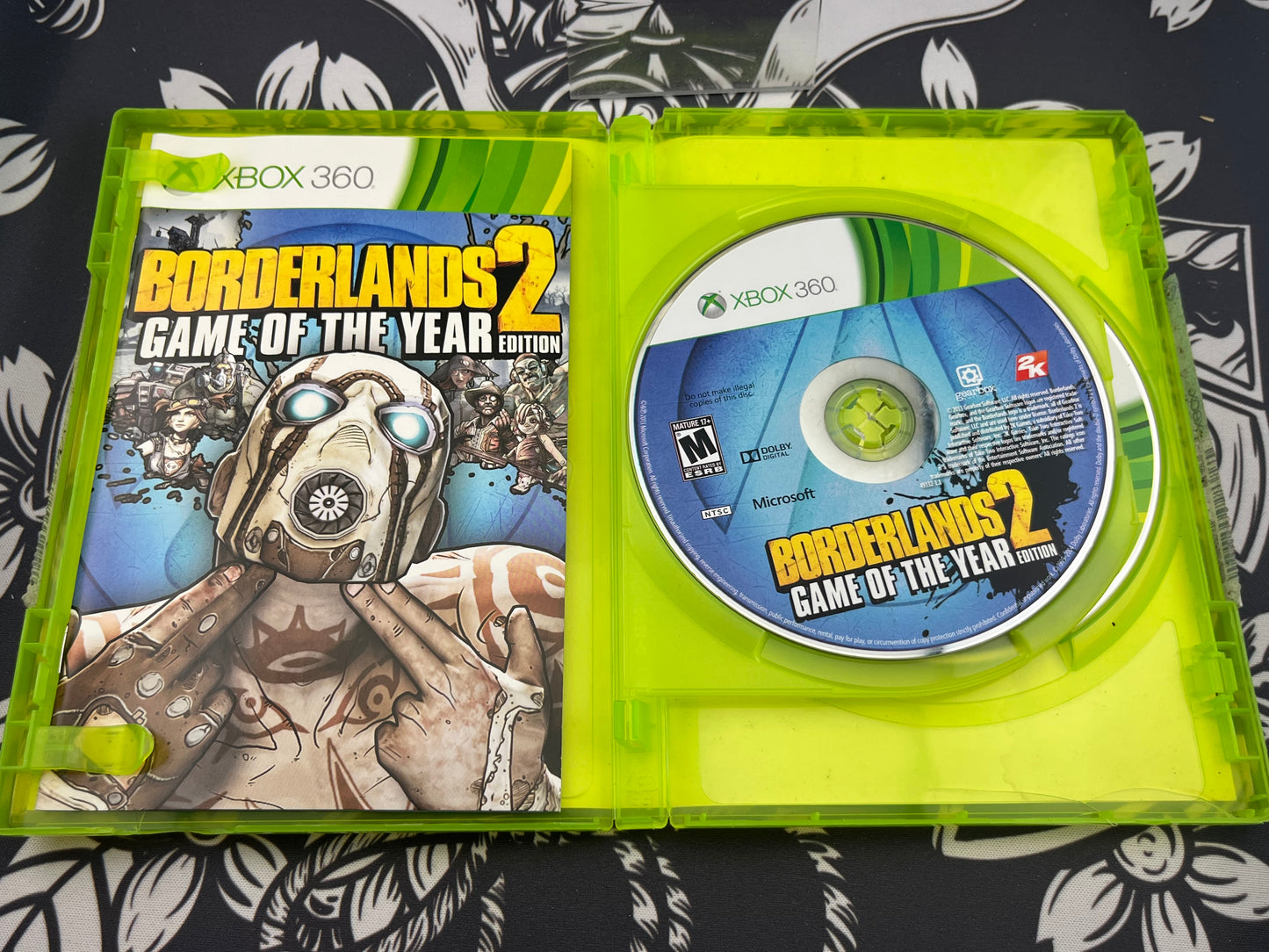 Borderlands 2 GOTY Xbox 360 CIB waterdamge cover