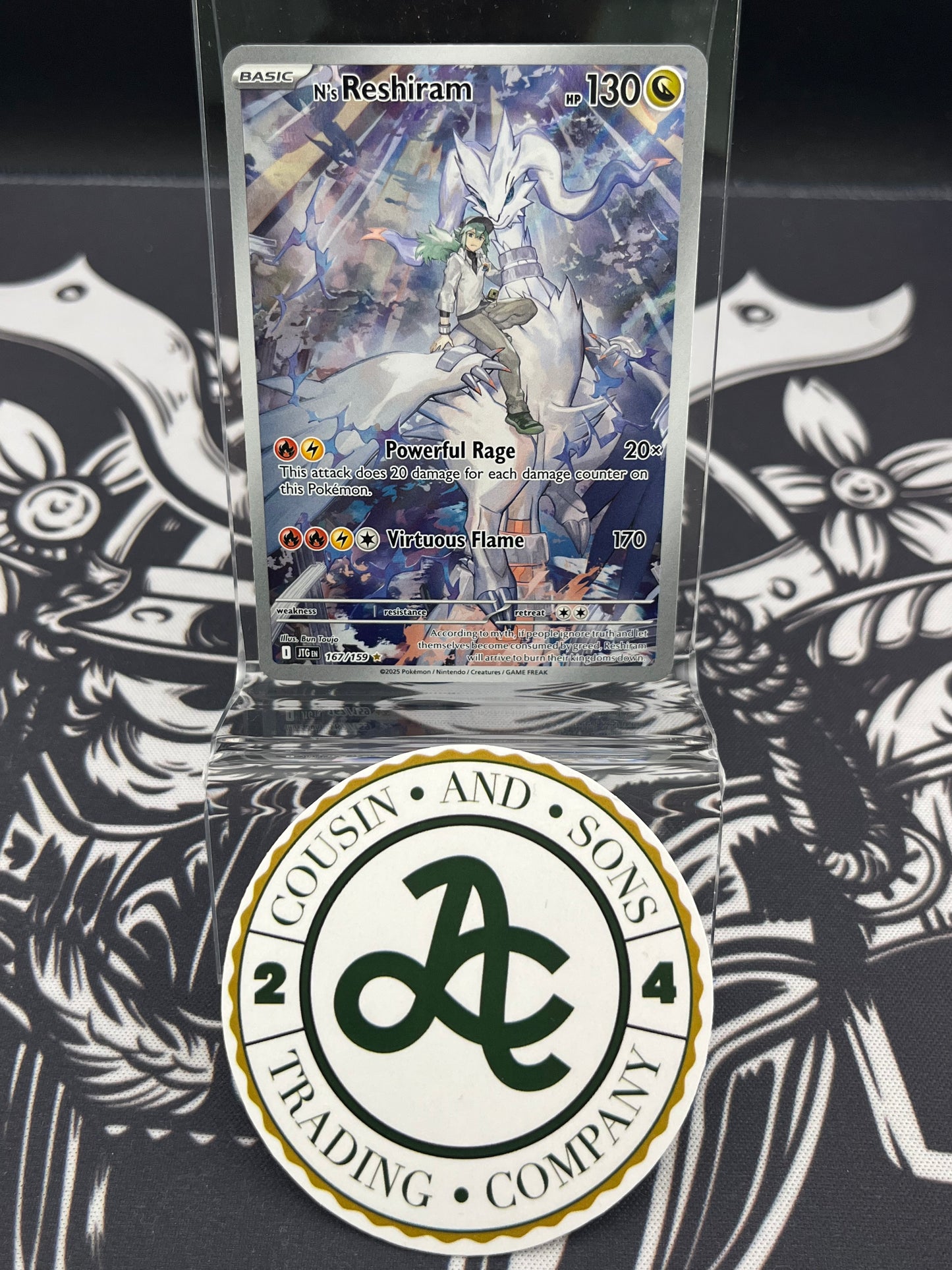 N’s Reshiram 167/159 Near Mint