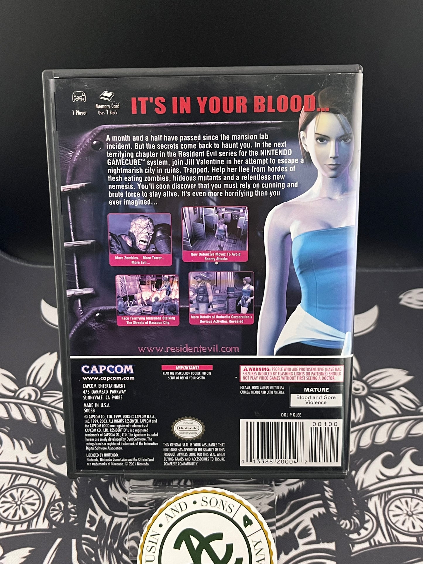 Resident Evil 3 Nemesis Nintendo GameCube
