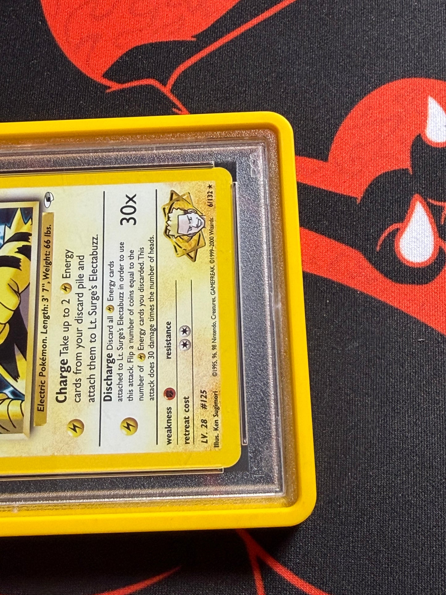 2000 Pokémon Gym Heroes LT Surge Electabuzz PSA 10