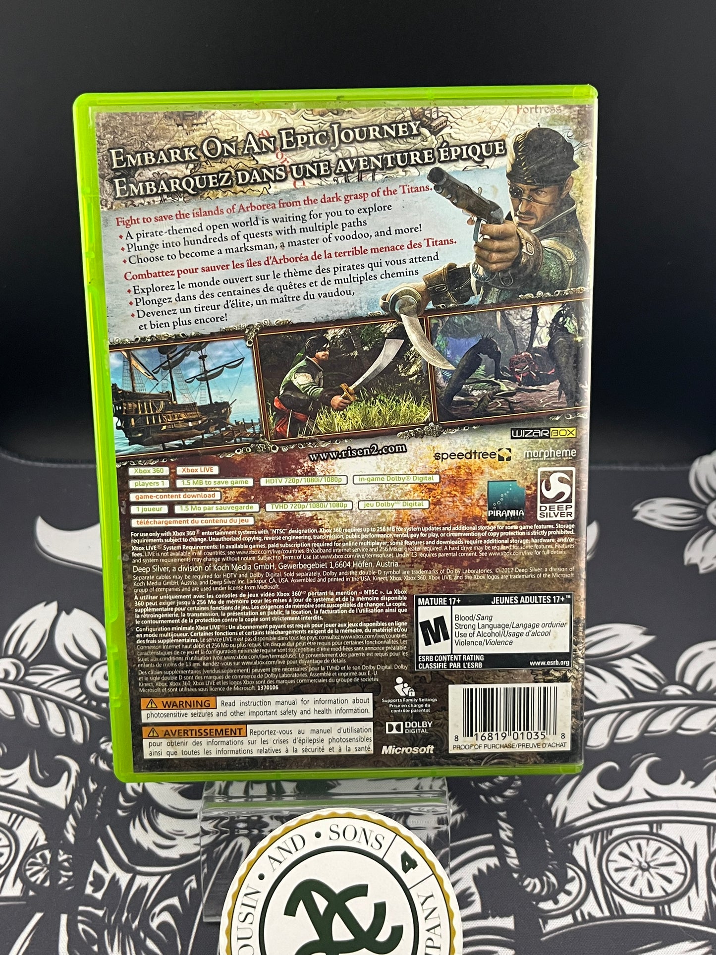 Risen 2 Dark Waters Special Edition Xbox 360 CIB