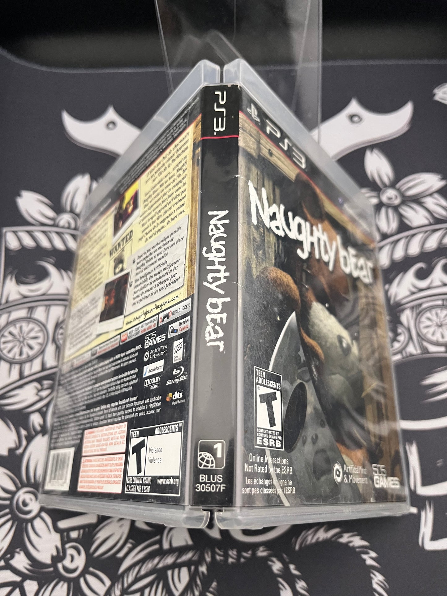 Naughty Bear PS3 No Manual